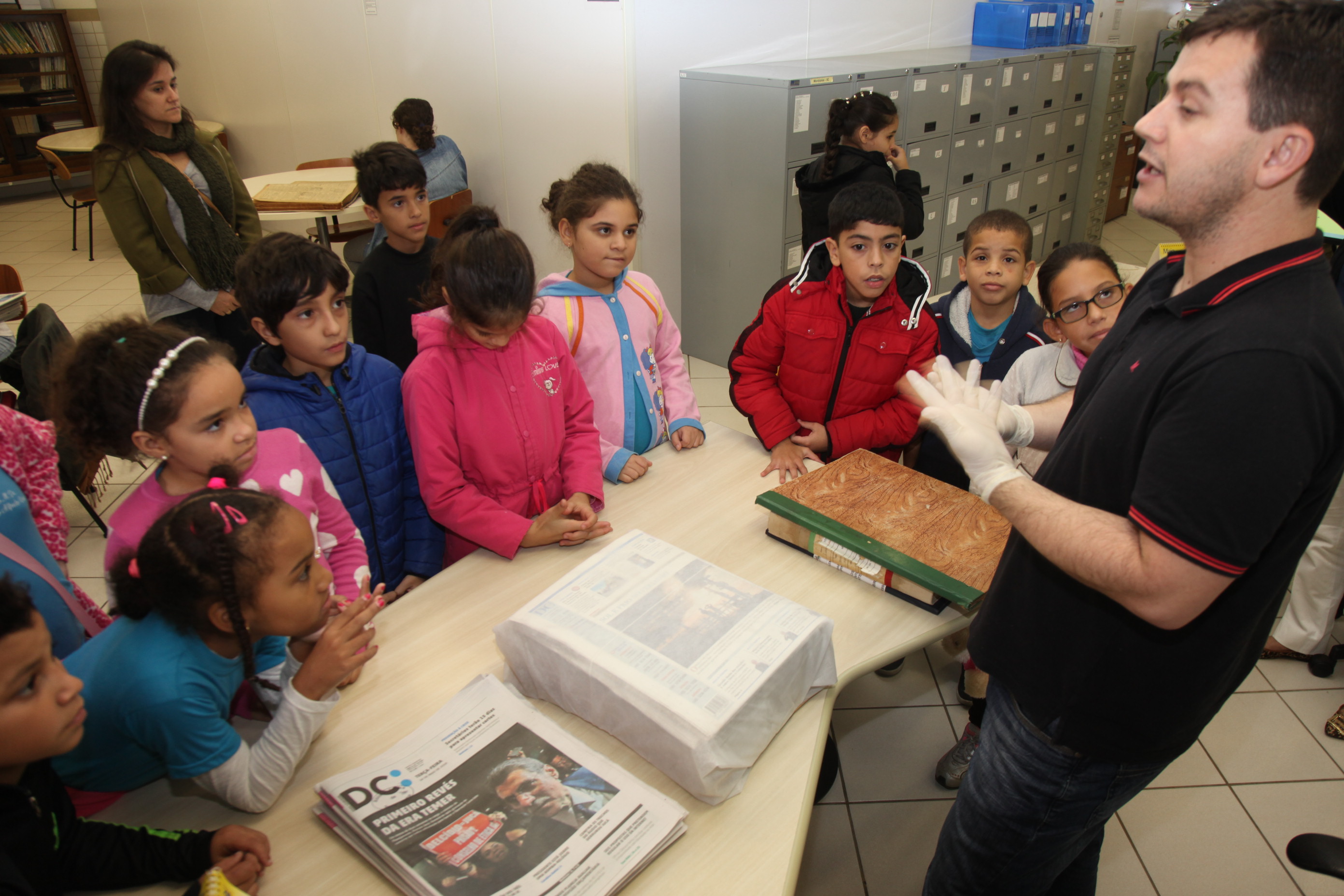 Visita Guiada na Biblioteca Pública de Santa Catarina.