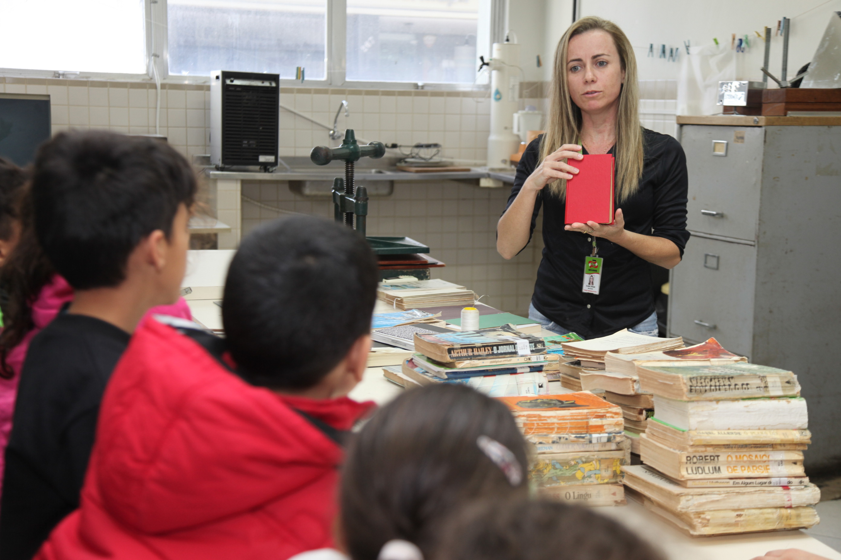 Visita Guiada na Biblioteca Pública de Santa Catarina.