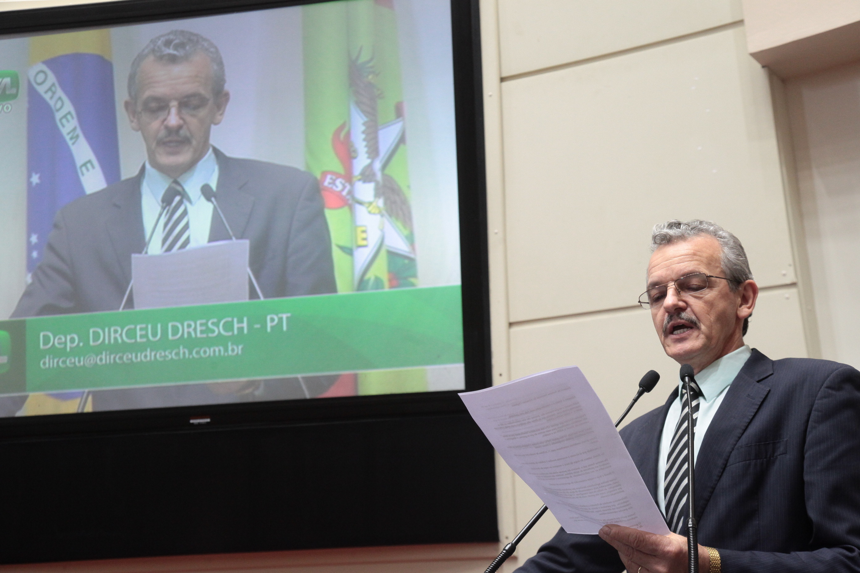 Sessão Ordinária. Deputado Dirceu Dresch (PT)