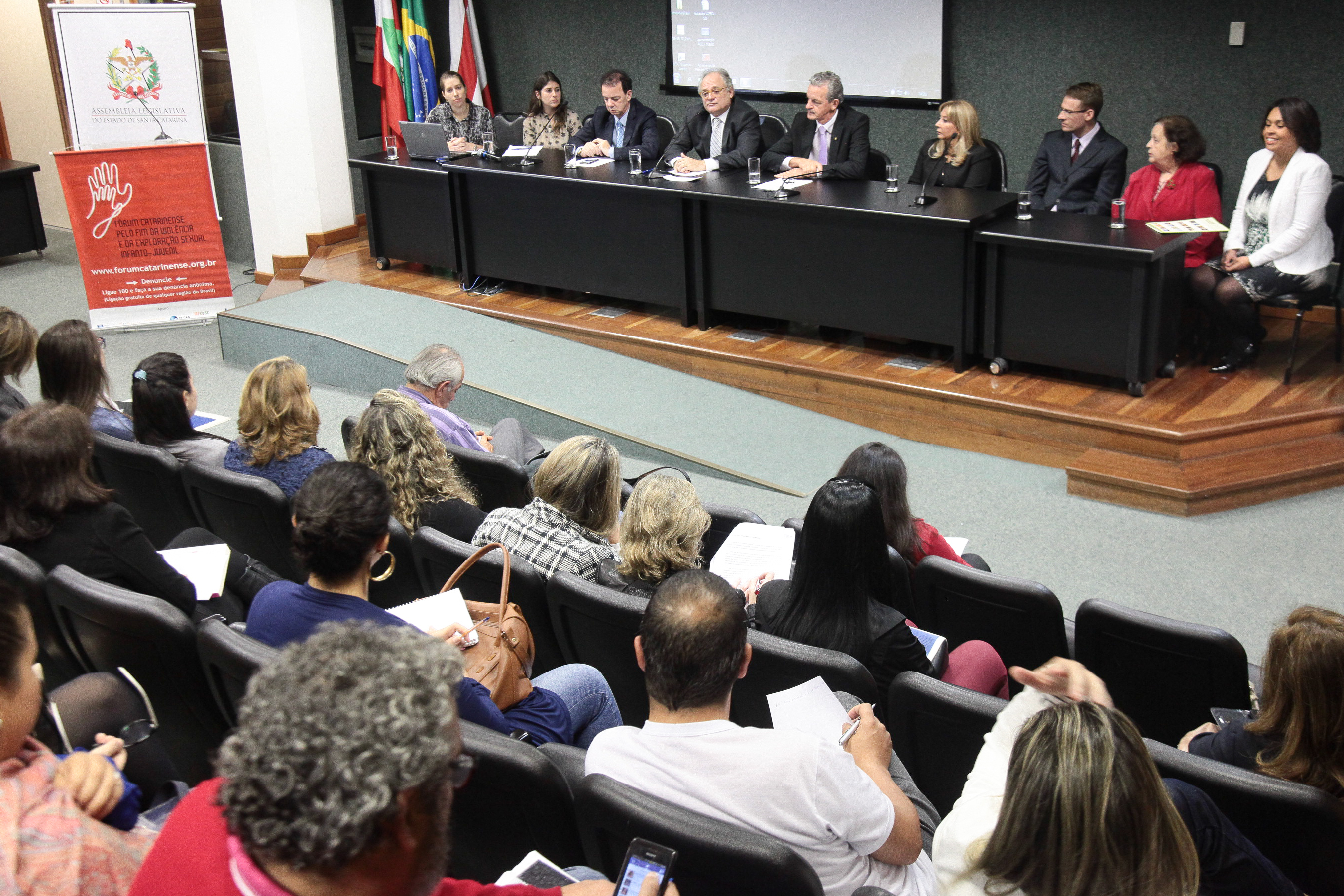 Colóquio estadual sobre o combate da violência sexual de crianças e adolescentes.