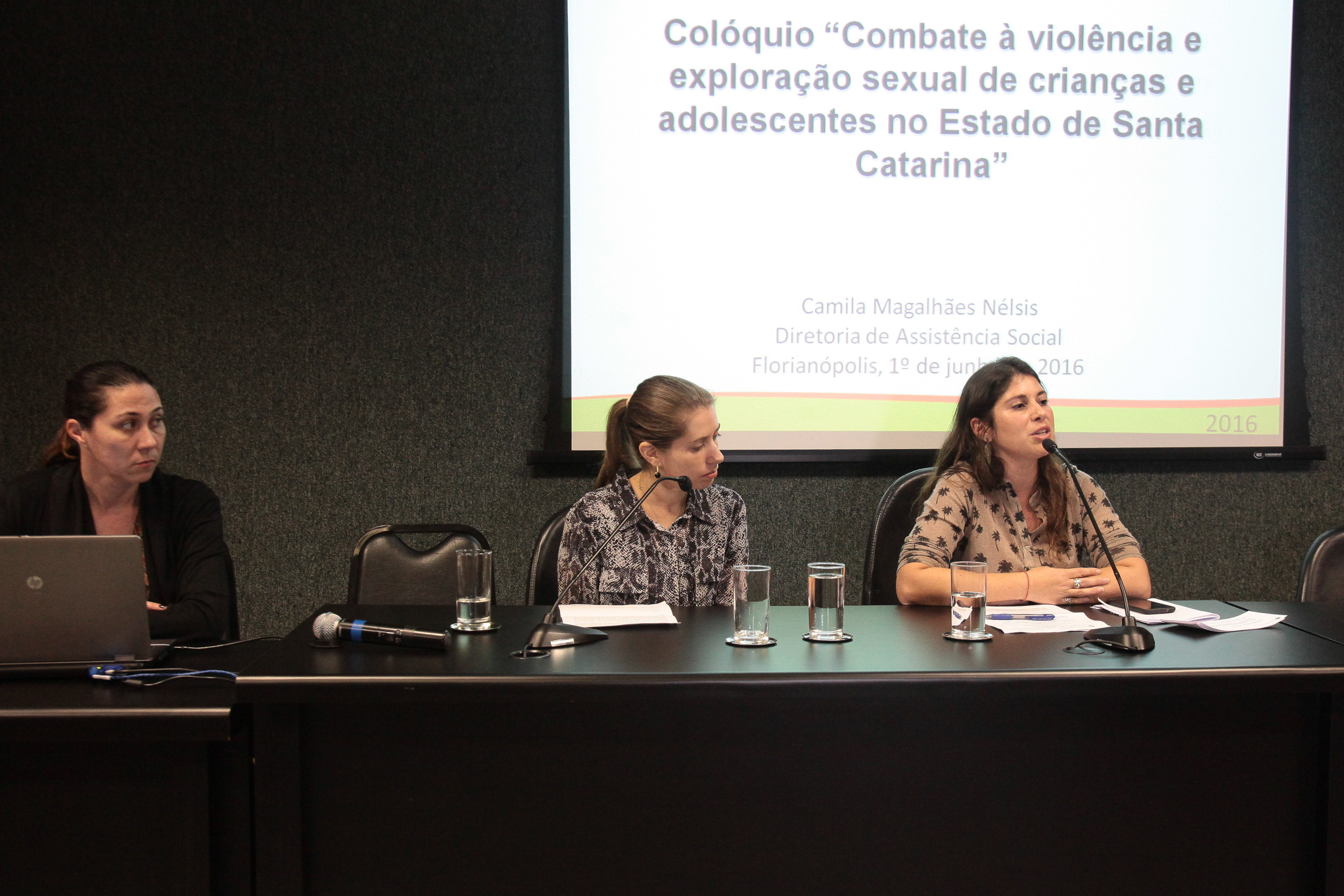 Colóquio estadual sobre o combate da violência sexual de crianças e adolescentes.