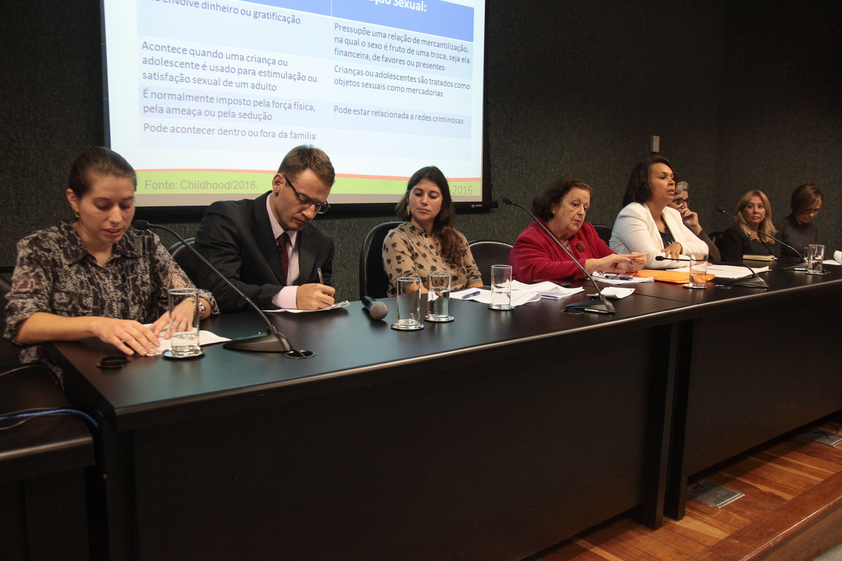 Colóquio estadual sobre o combate da violência sexual de crianças e adolescentes.