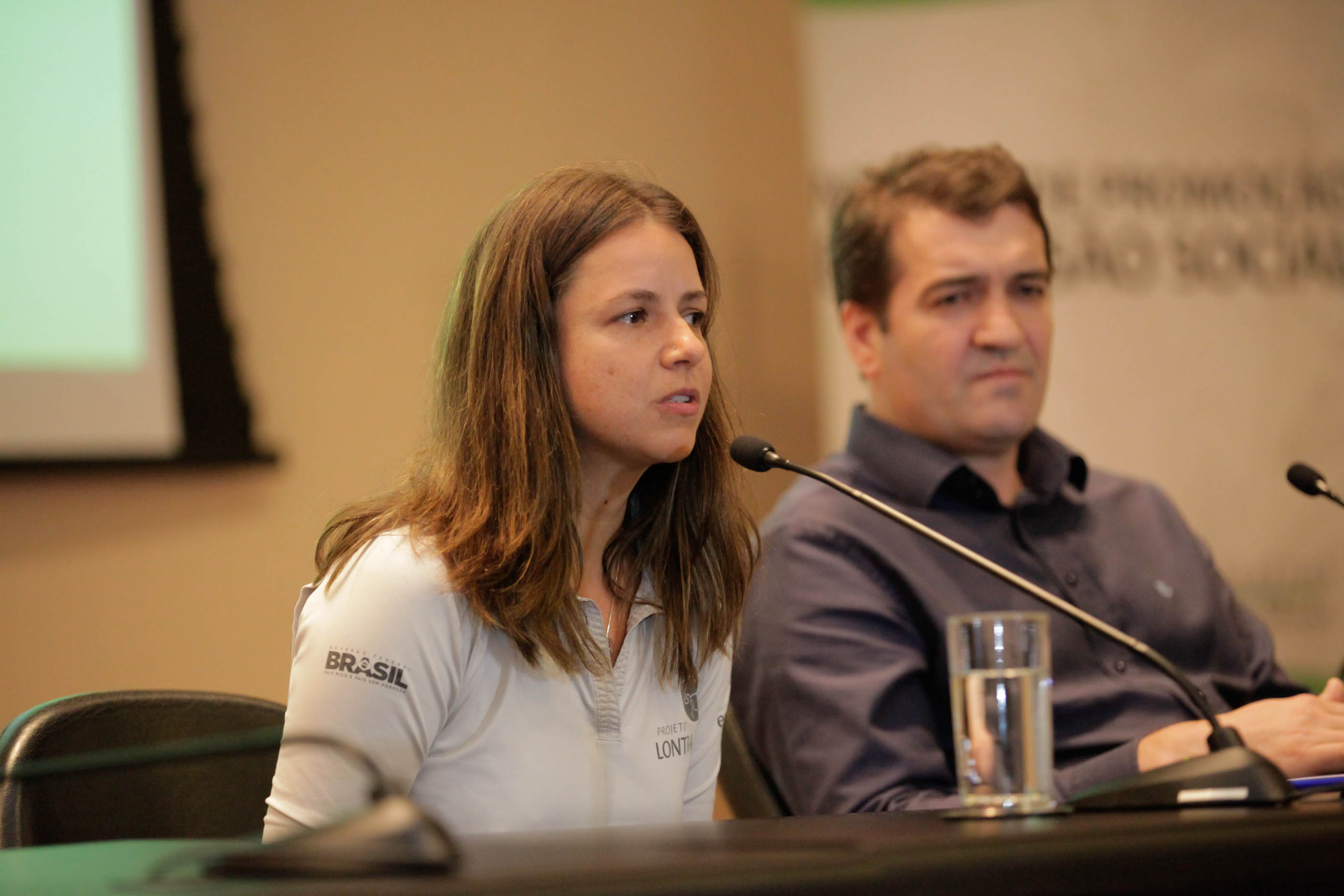 Gabriela Galatri, em Seminário de Educação Ambiental