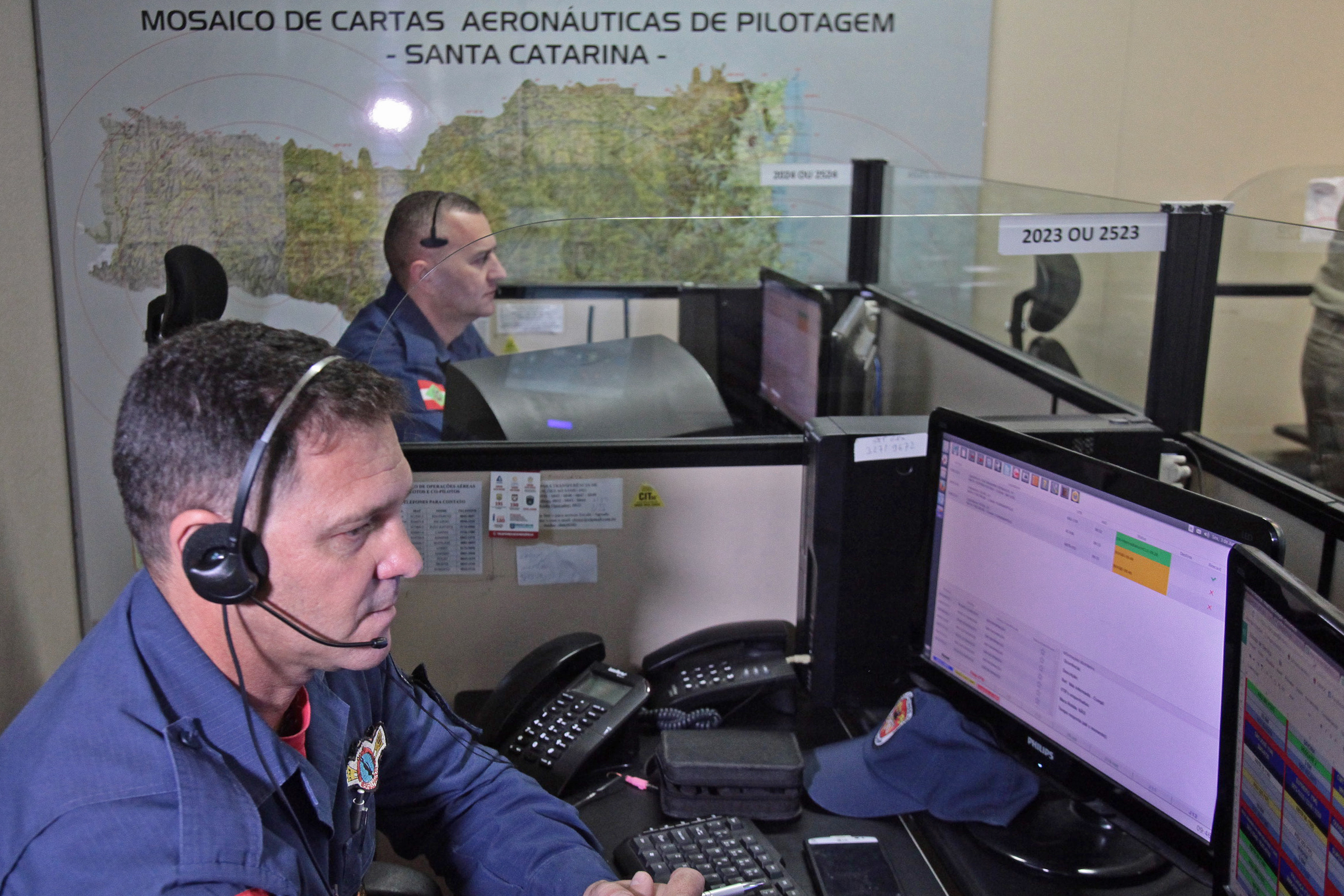 Central de Atendimento do Samu, Bombeiros e PM