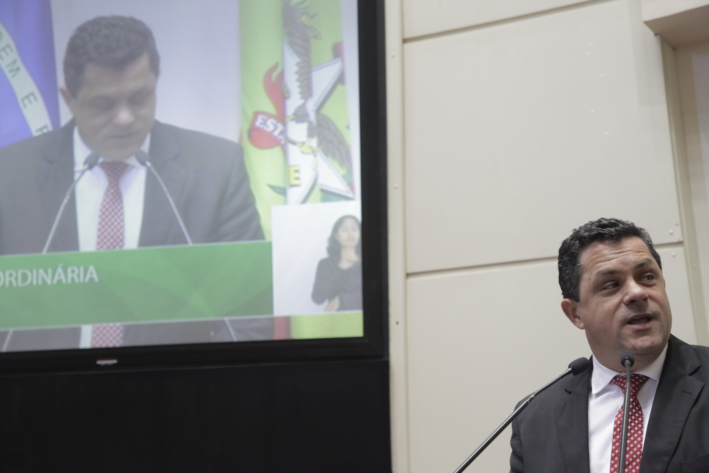 Sessão Ordinária da Assembleia Legislativa do Estado de Santa Catarina. Posse do Deputado Ivan Naatz (PDT)