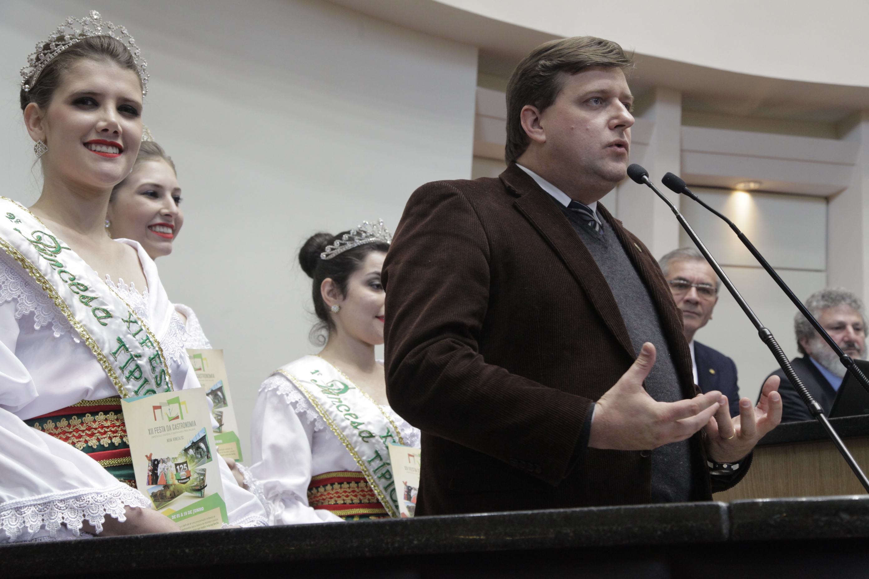Lançamento da XII Festa da Gastronomia de Nova Veneza.