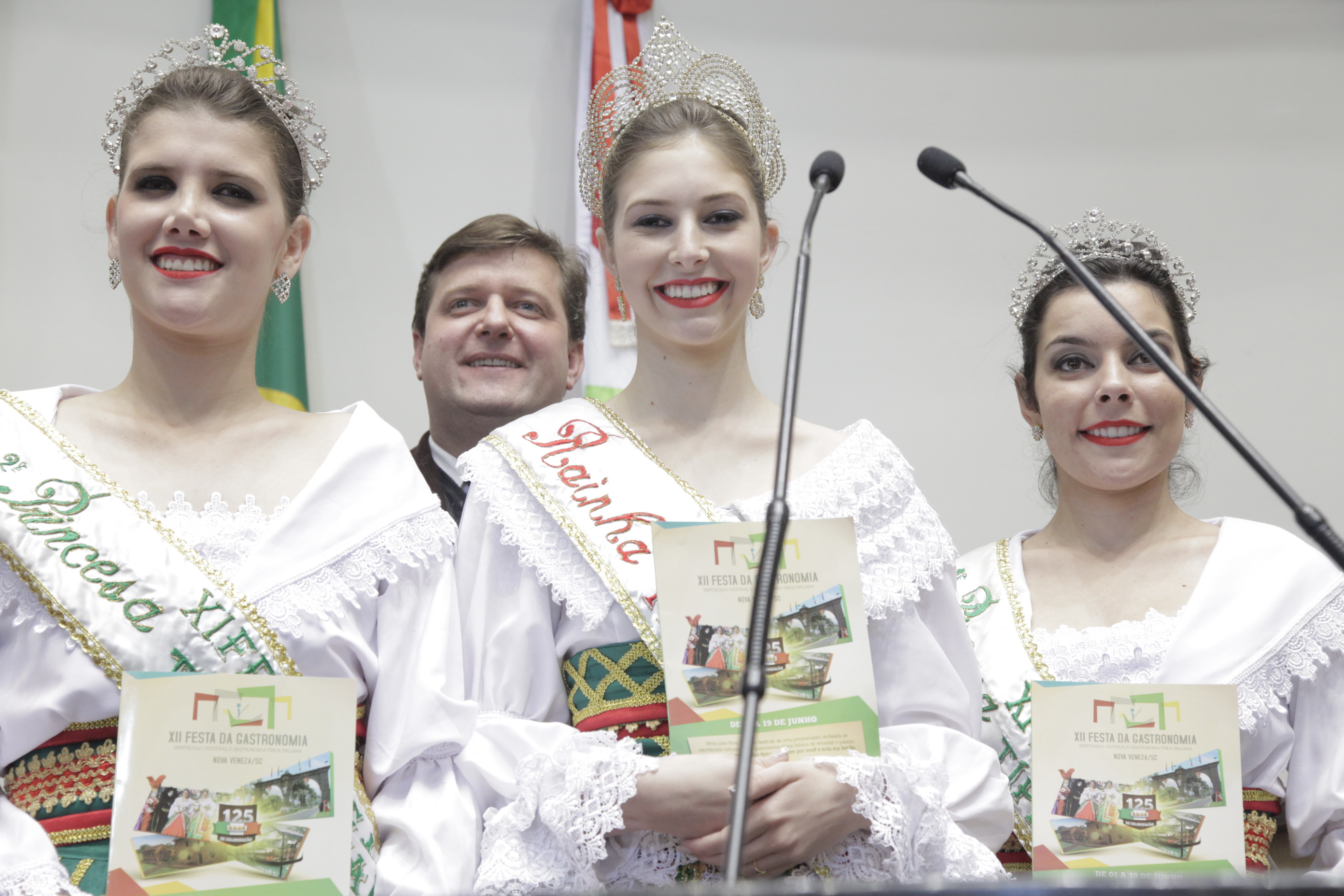 Lançamento da XII Festa da Gastronomia de Nova Veneza.
