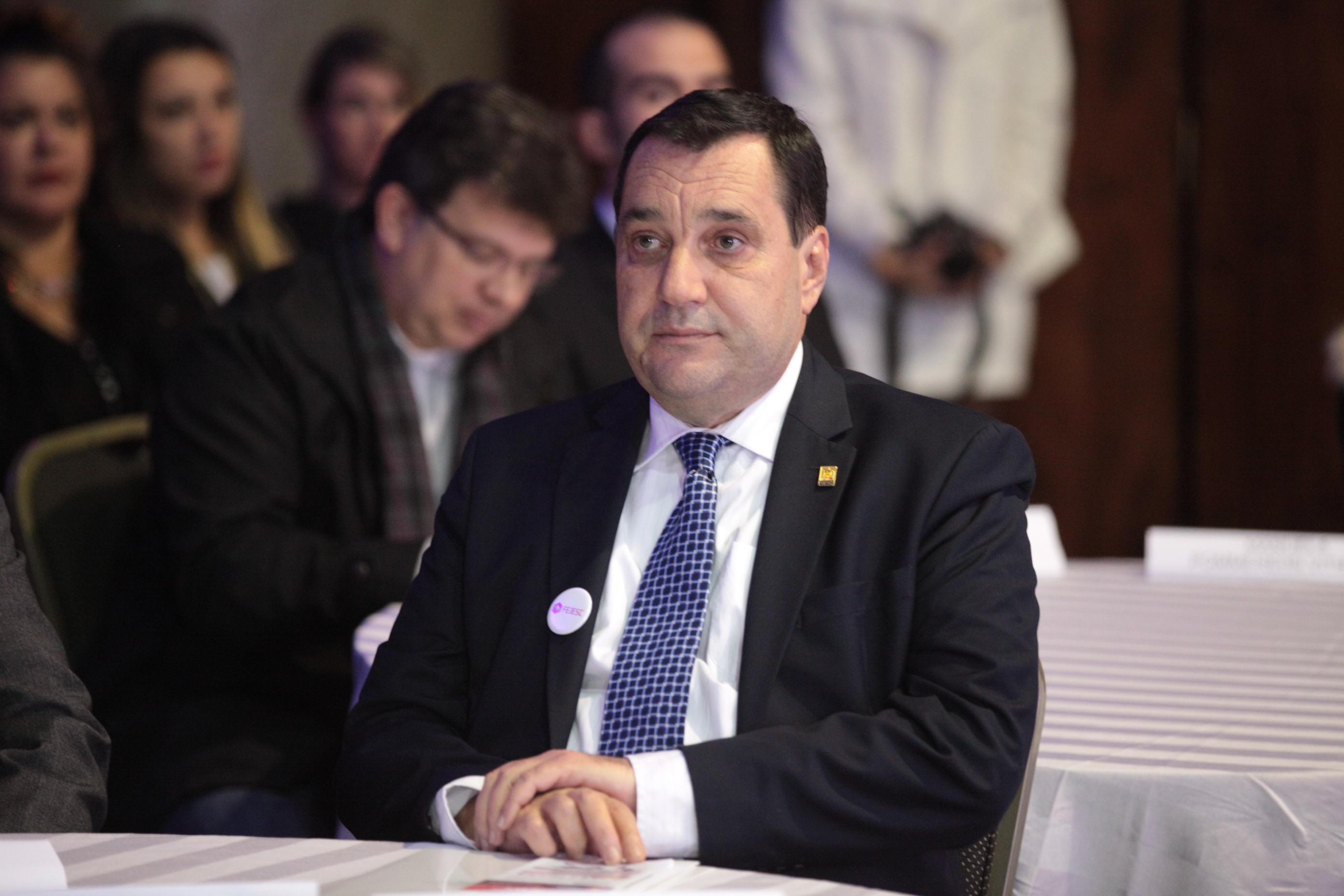 Empresas Juniores - Conferência Mundial. Reitor Luis Carlos Cancelier.
