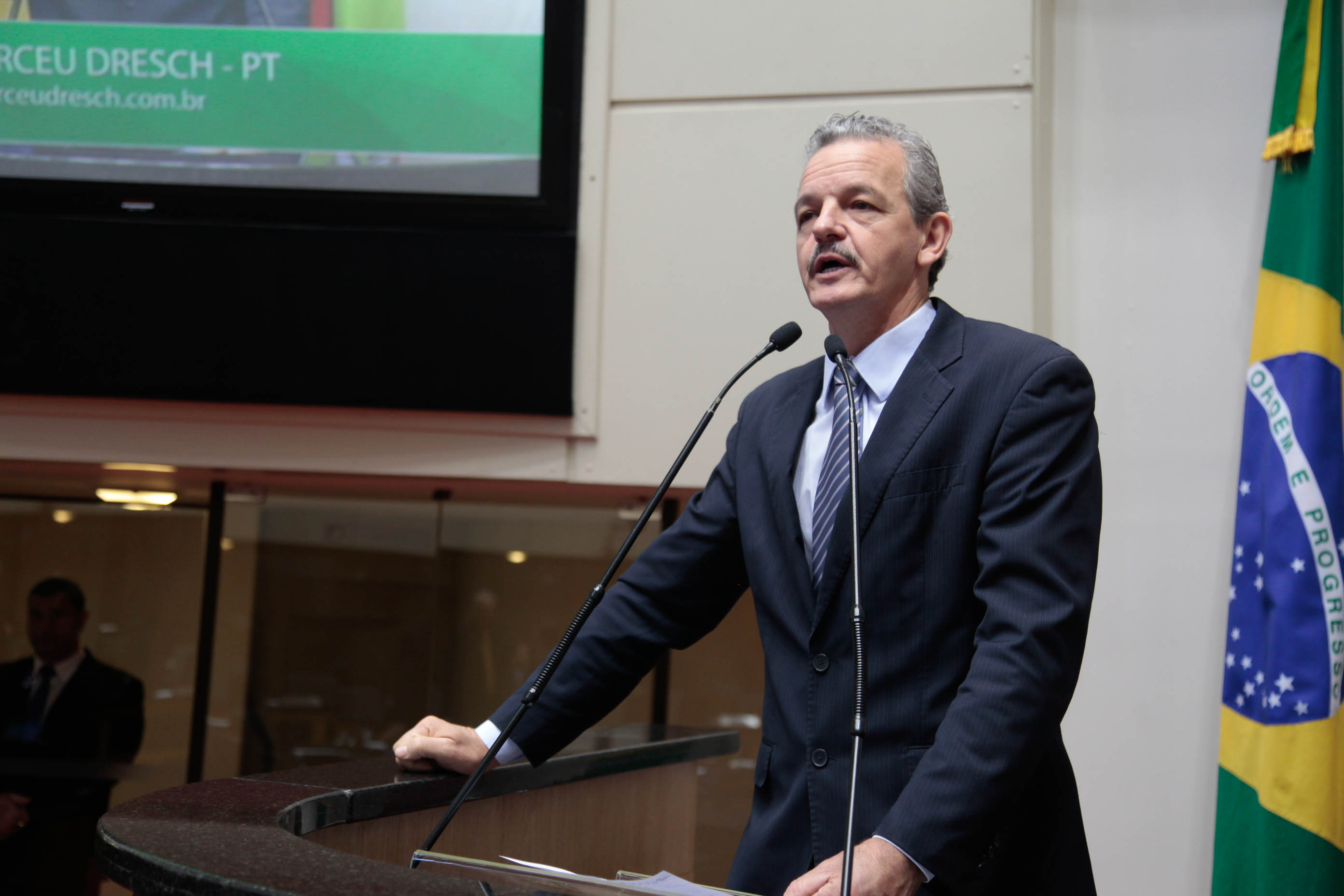 Deputado Dirceu Dresch (PT) em Sessão Plenária
