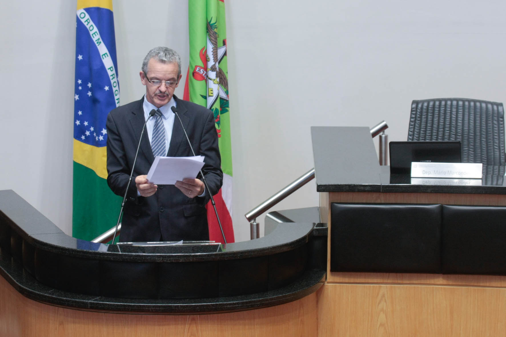 Deputado Dirceu Dresch (PT) - Sessão Ordinária. Foto: Daniella Coriolano
