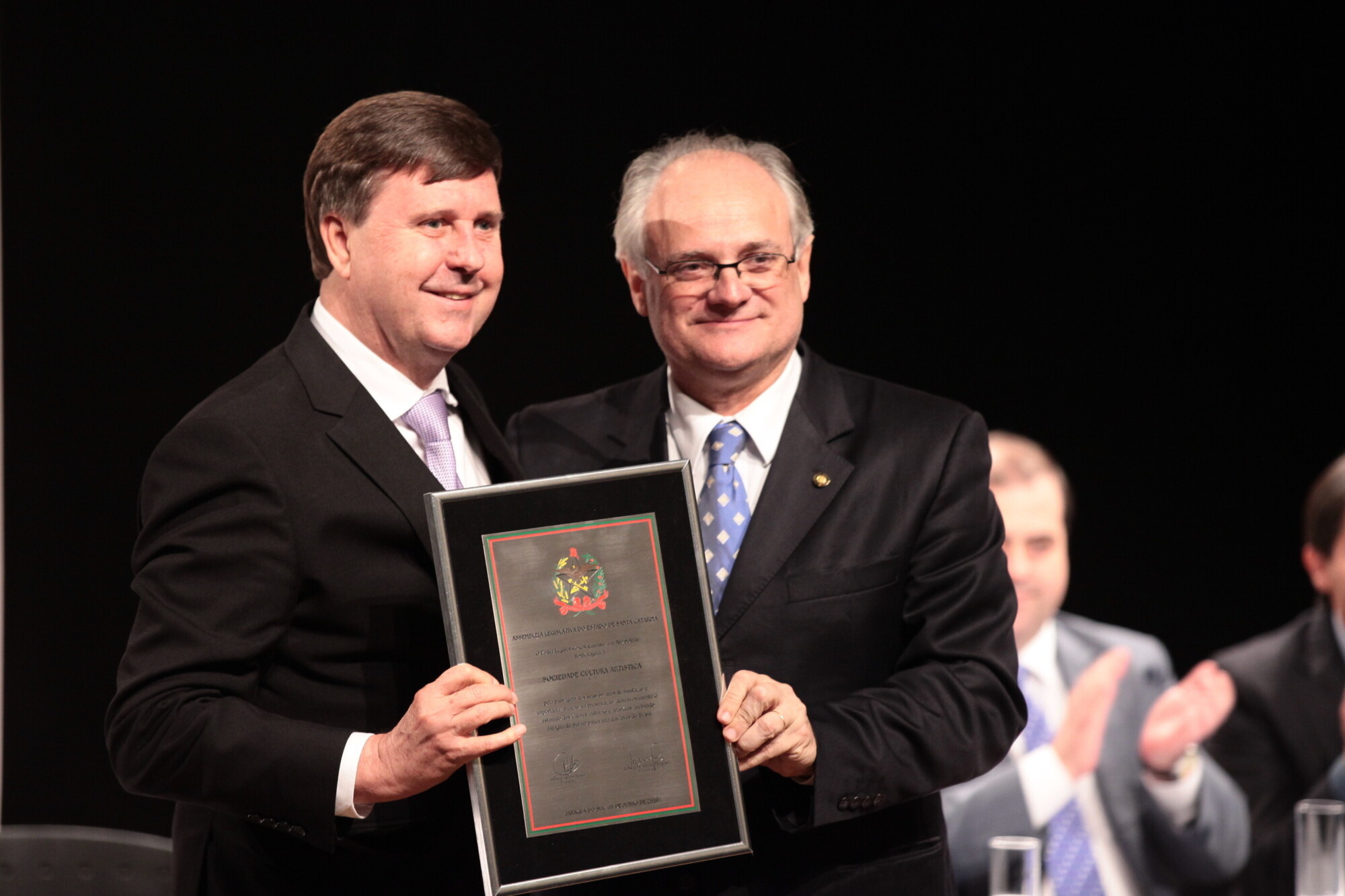 Udo Wagner, presidente da Scar, um dos homenageados da noite