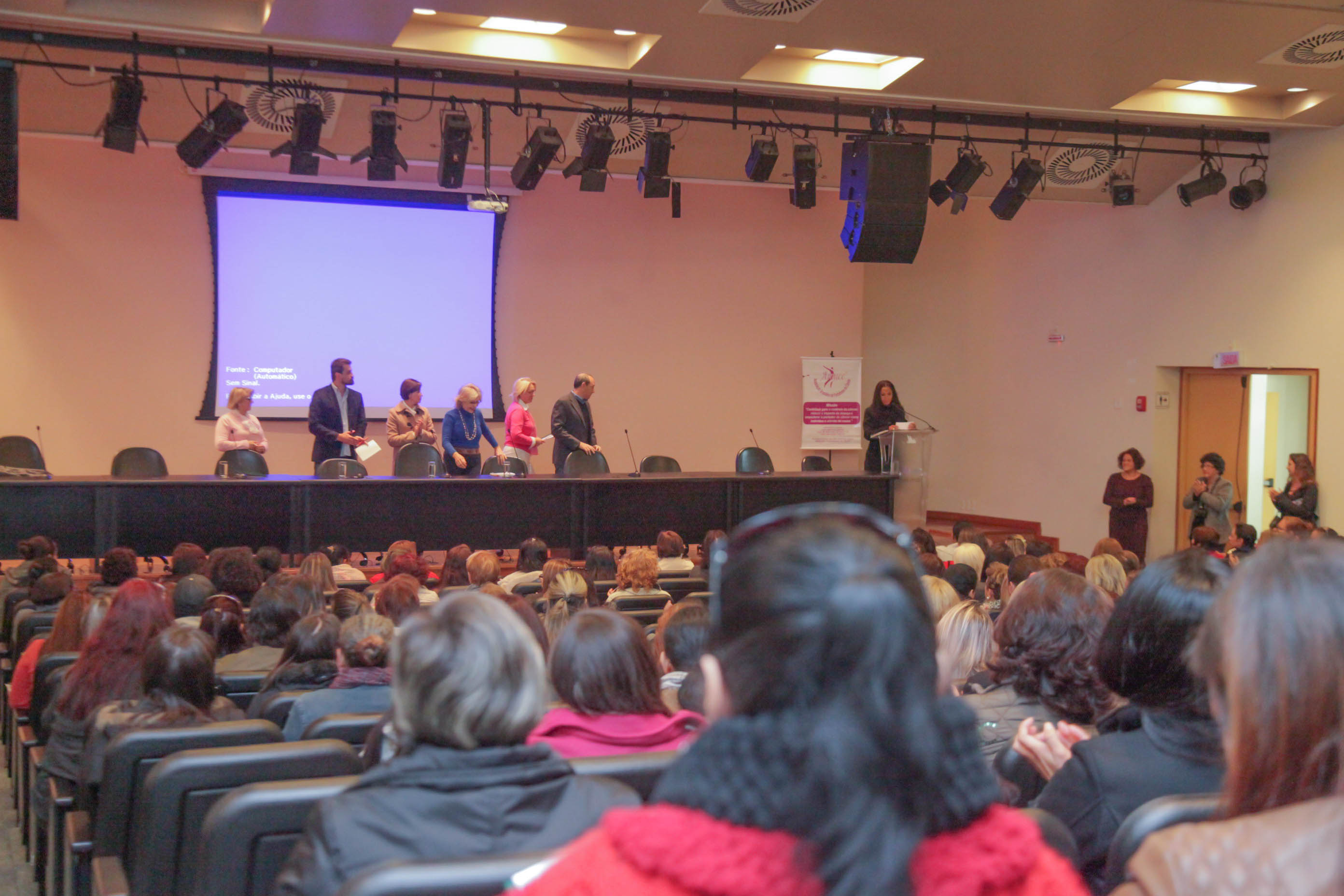 Palestra da Associação Brasileira de Portadores de Câncer