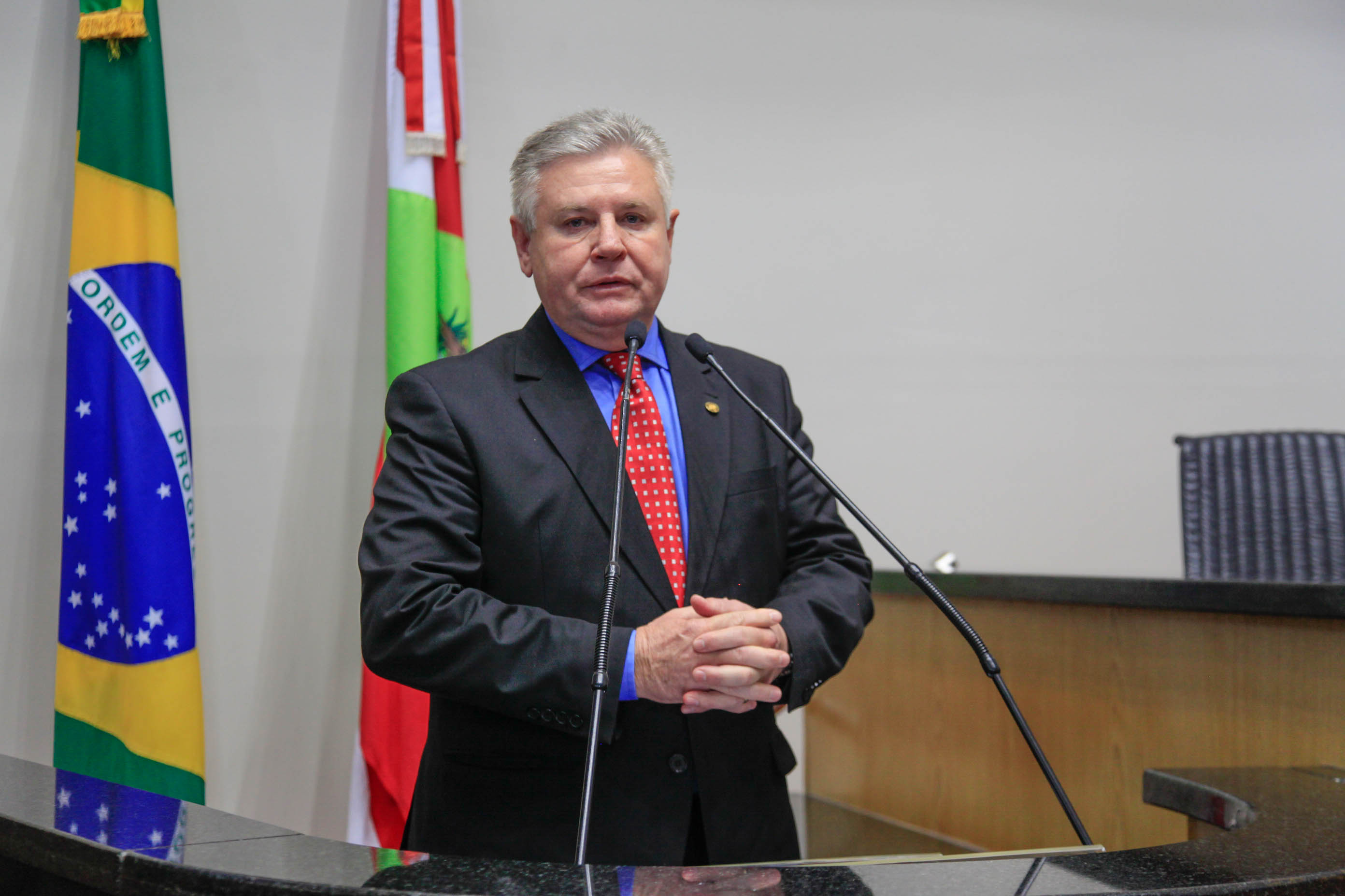 Deputado Nilso Berlanda (PSC) em Sessão Ordinária
