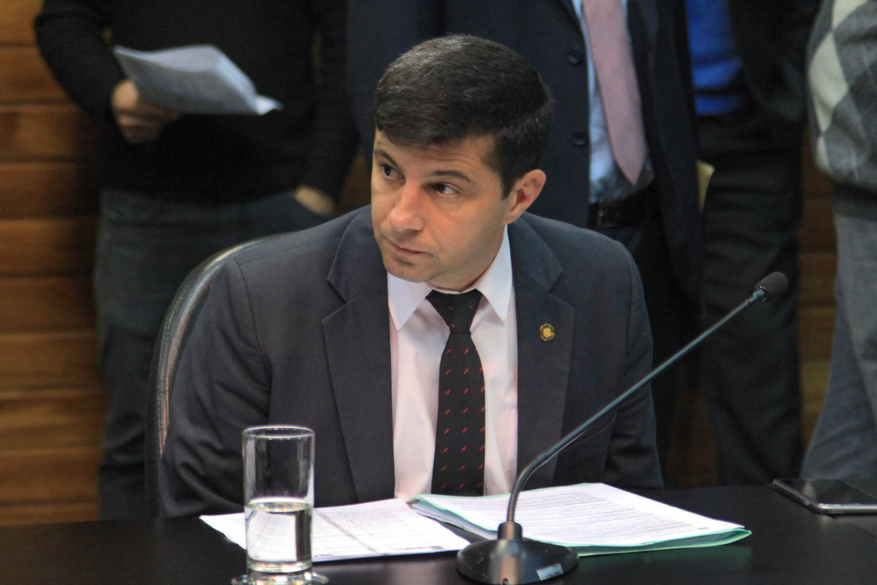 Deputado Fábio Flôr (PP) em Comissão de Constituição e Justiça