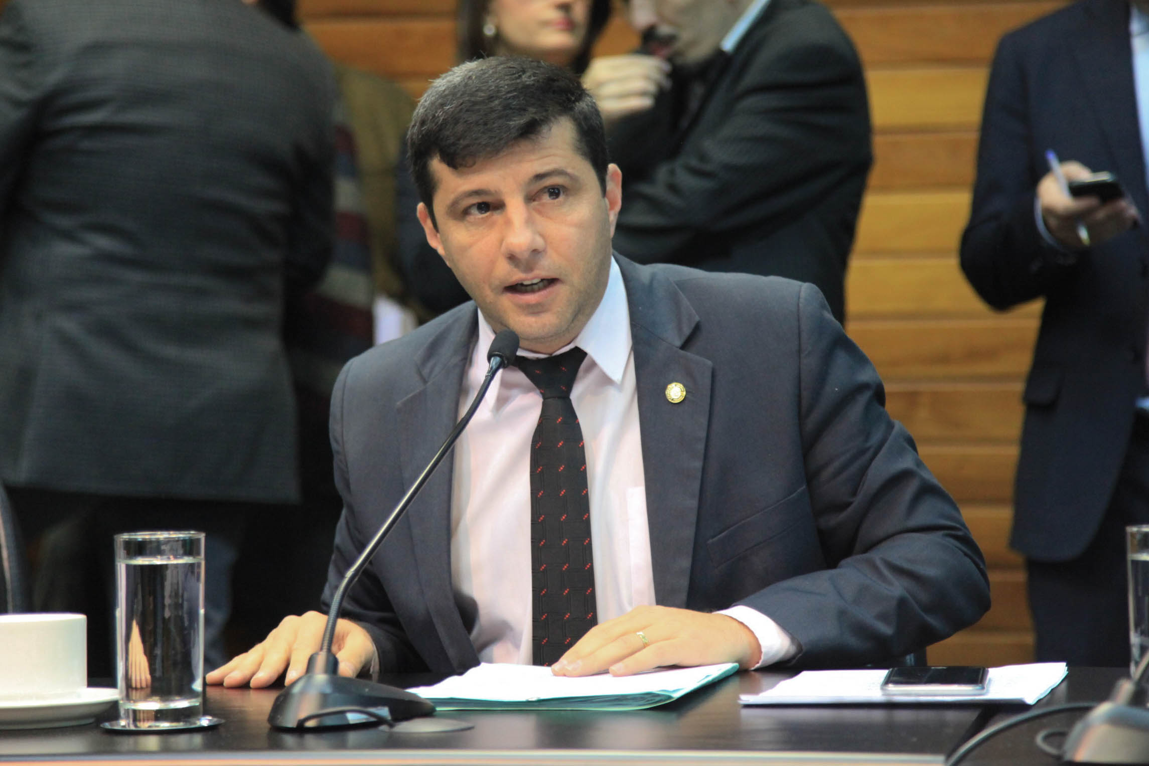 Deputado Fábio Flôr (PP) em Comissão de Constituição e Justiça
