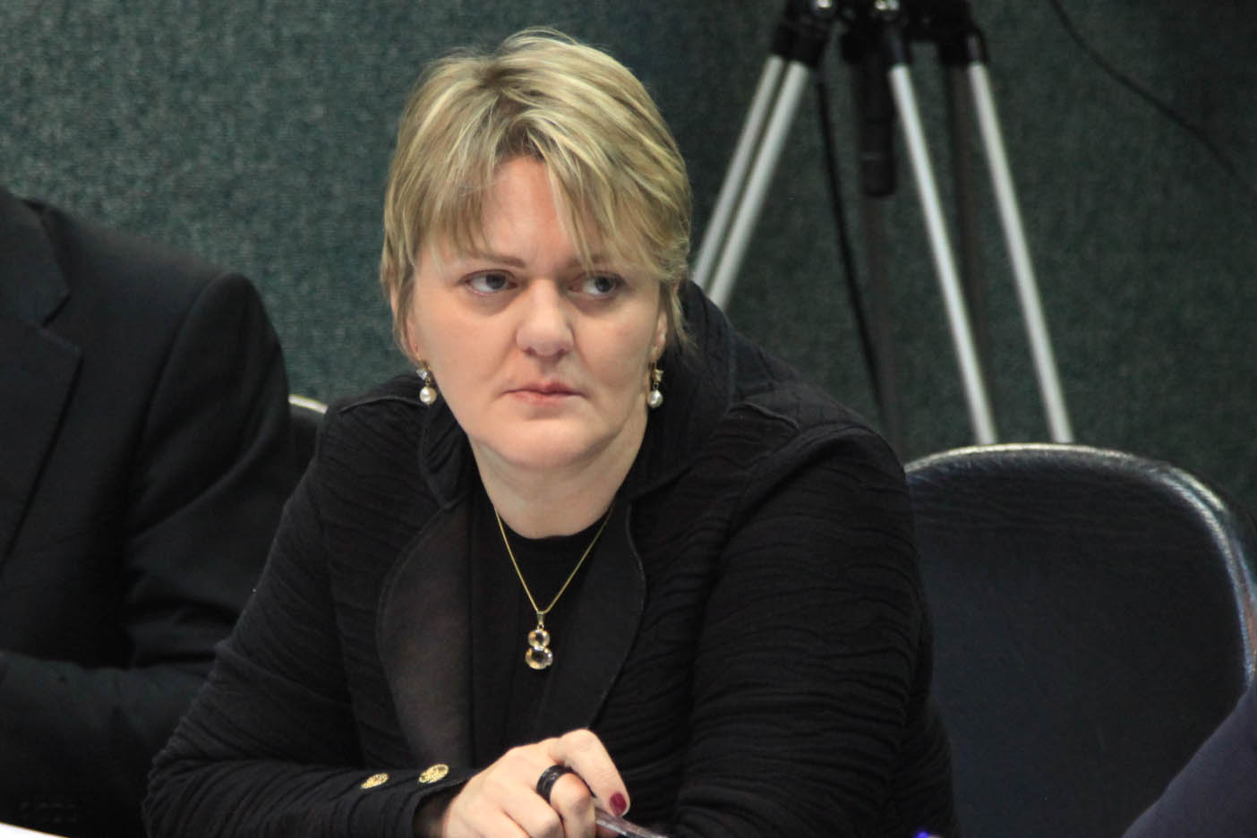 Deputada Luciane Carminatti (PT) em Comissão de Constituição e Justiça