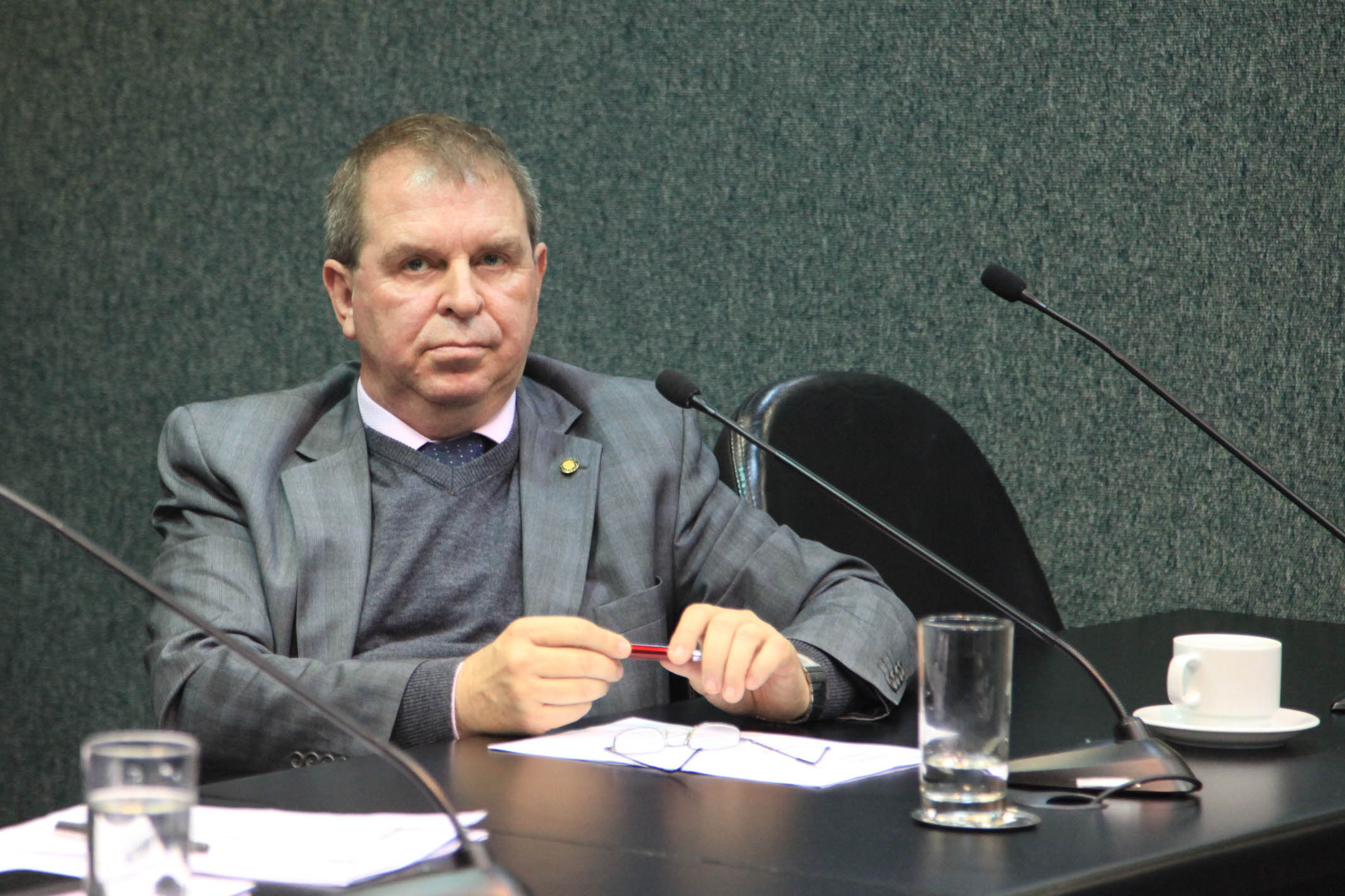 Deputado Maurício Eskudlark (PR) em Comissão de Constituição e Justiça