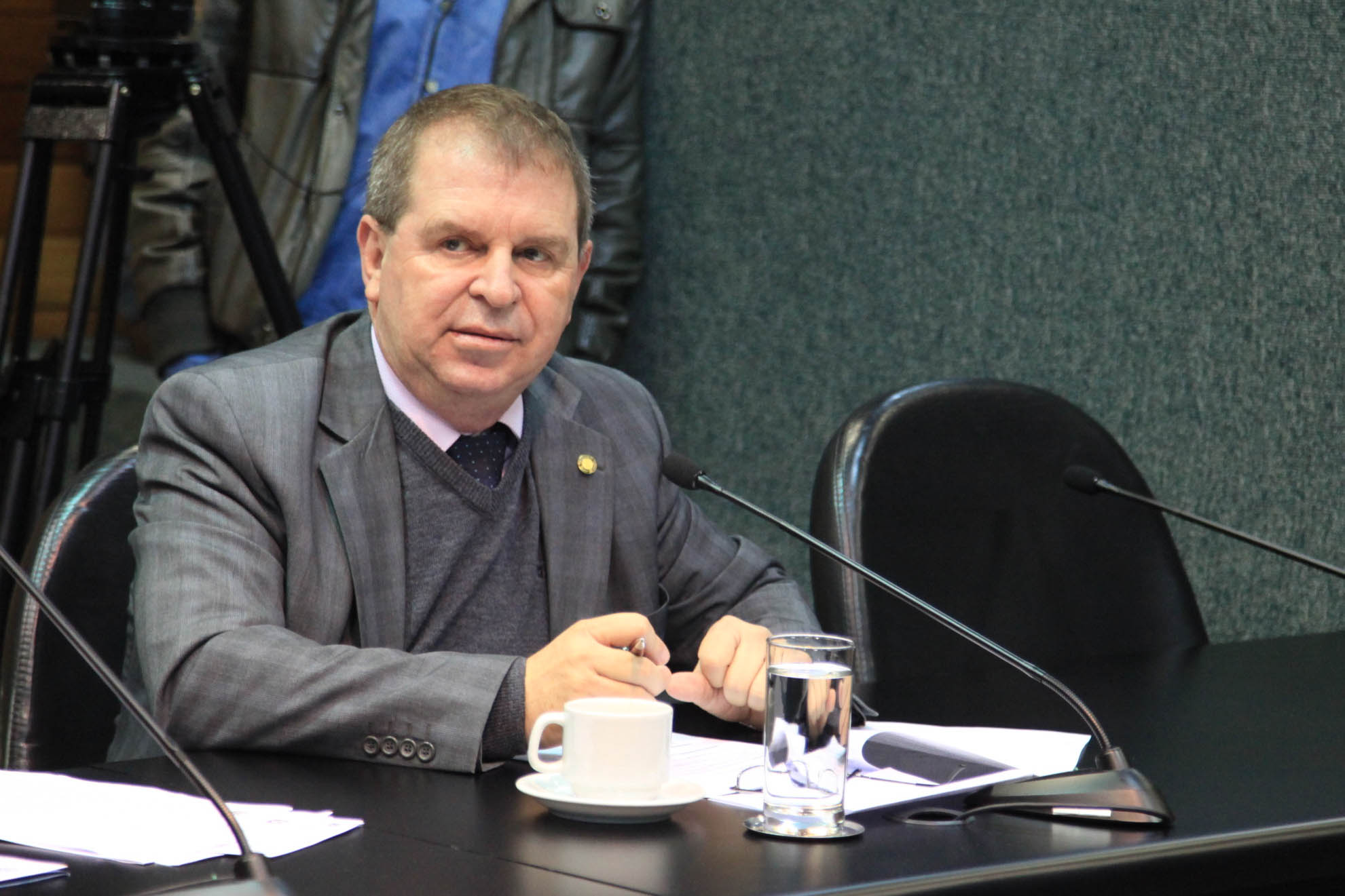 Deputado Maurício Eskudlark (PR) em Comissão de Constituição e Justiça