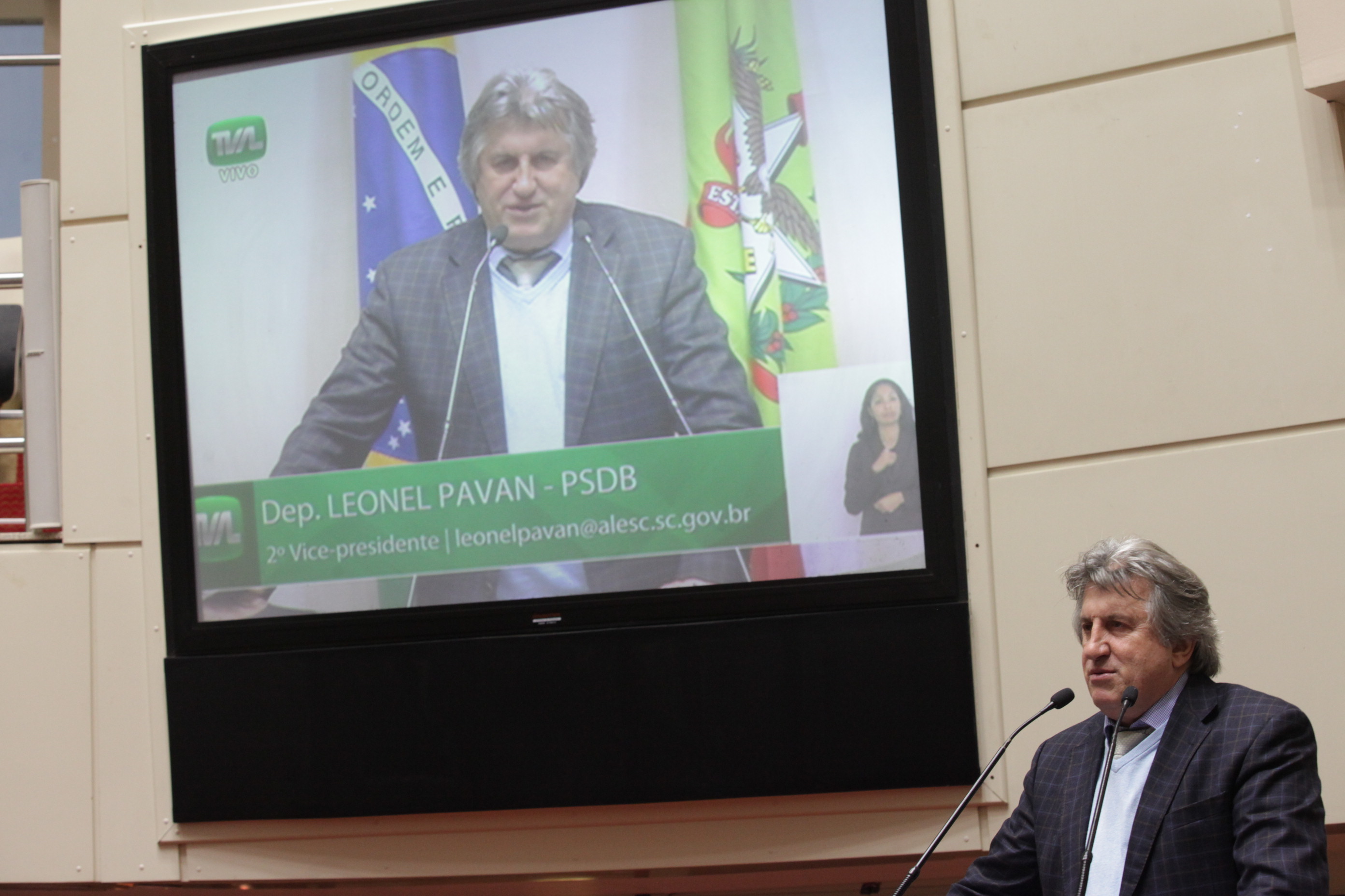 Sessão Ordinária.Deputado Leonel Pavan (PSDB)