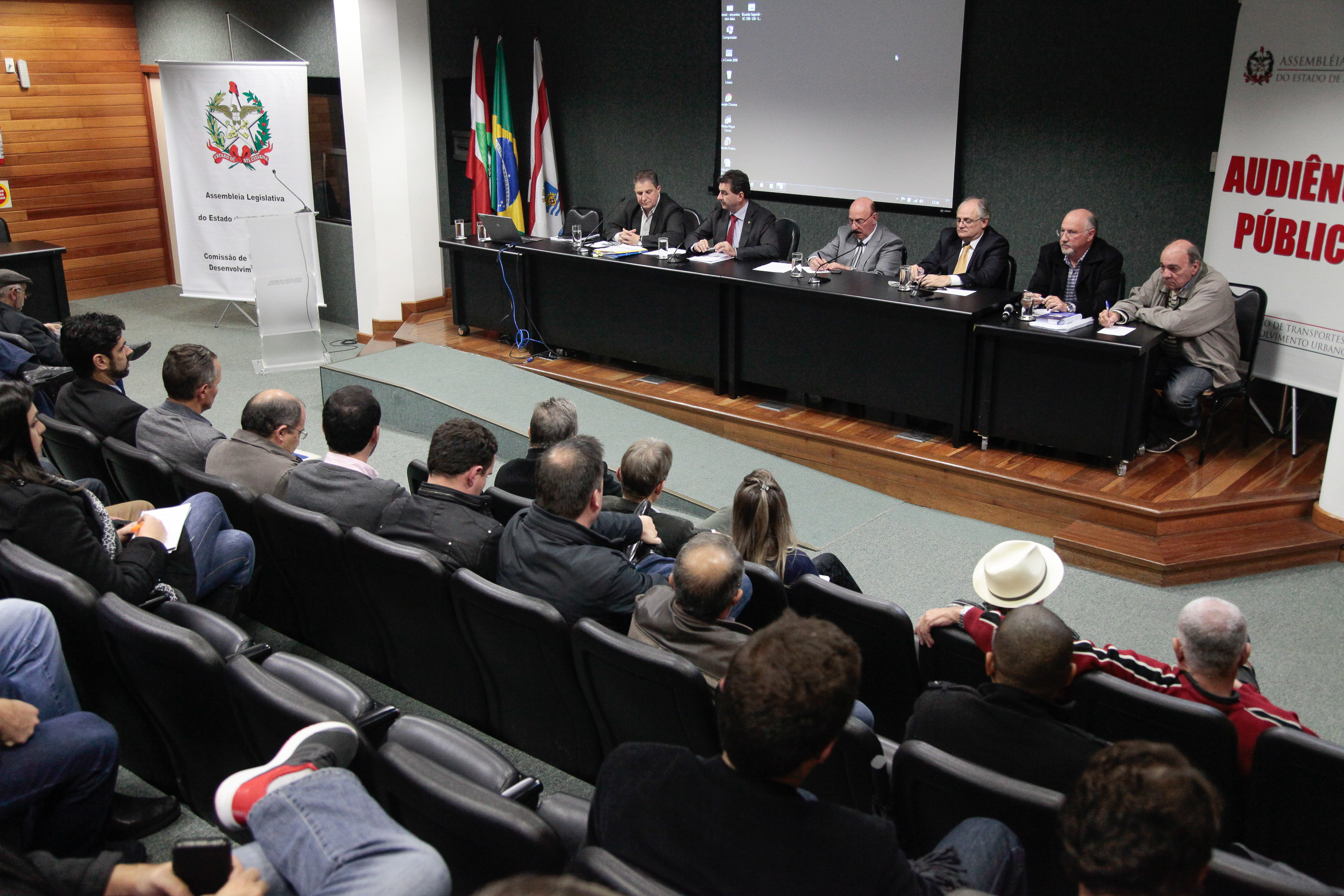 Audiência Pública promovida pela Comissão de Transportes.