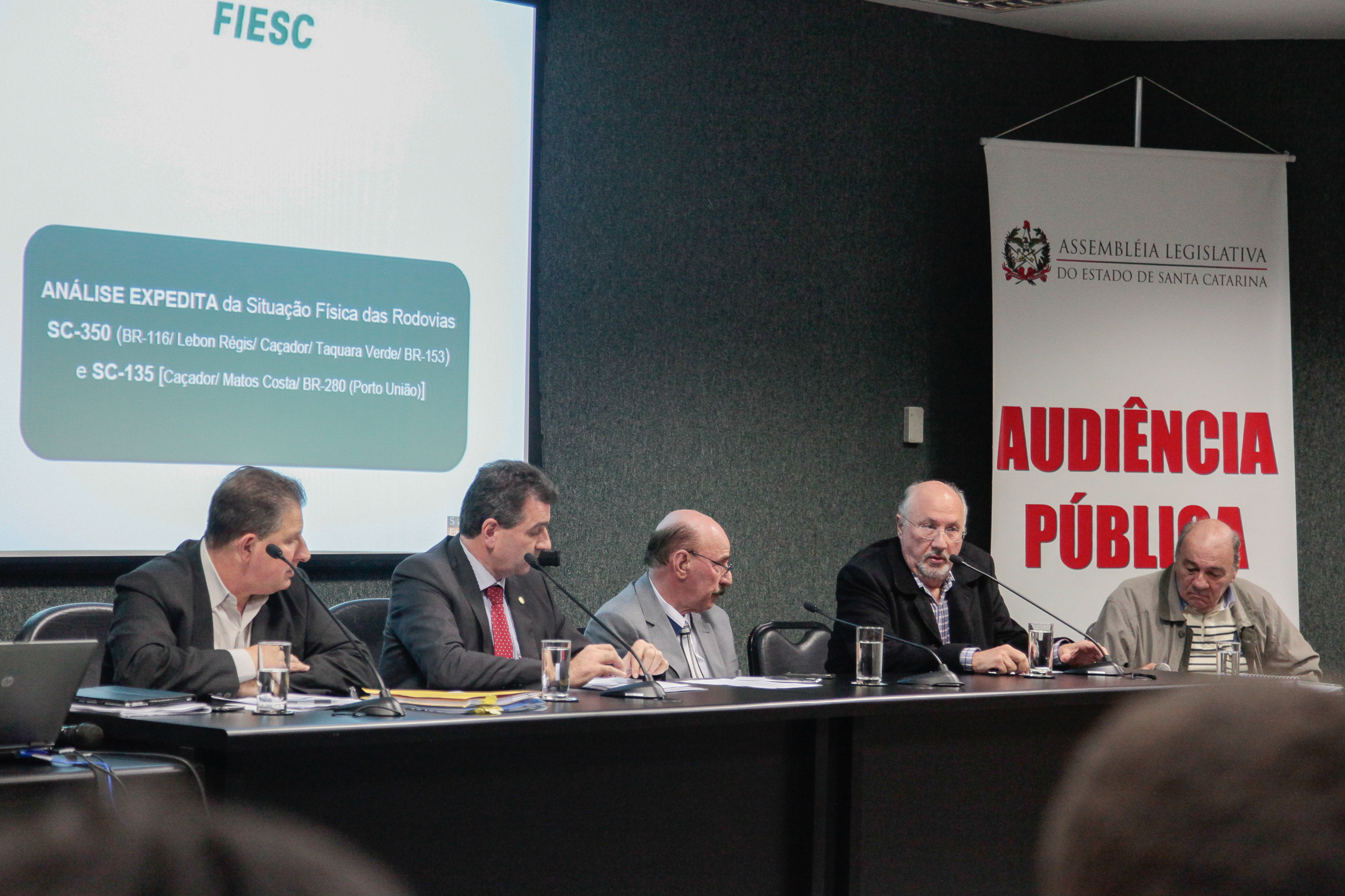 Audiência Pública promovida pela Comissão de Transportes.