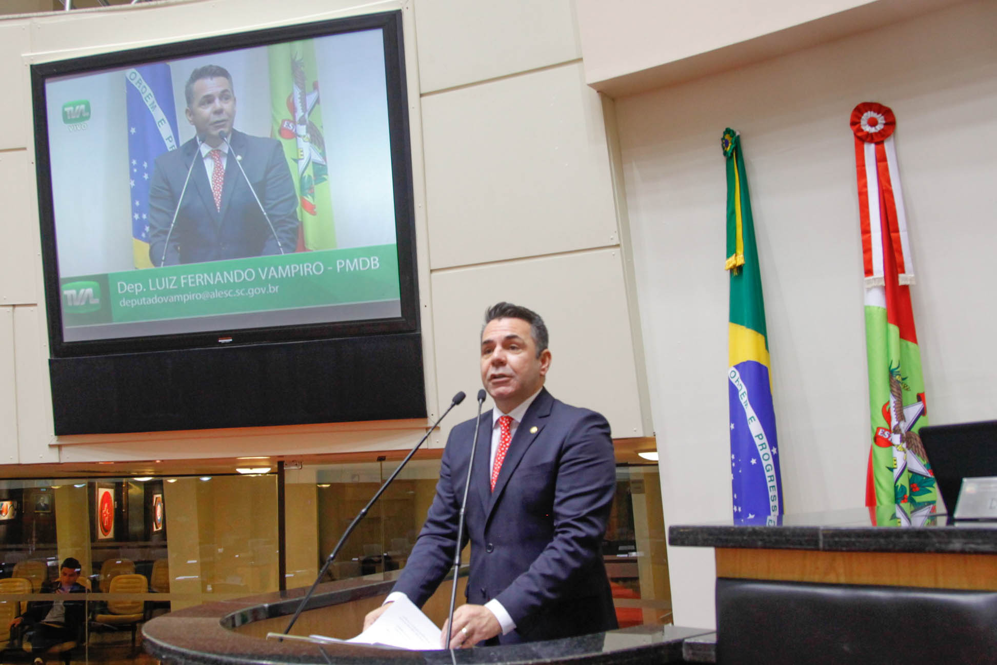 Deputado Luiz Fernando Vampiro (PMDB) em Sessão Ordinária