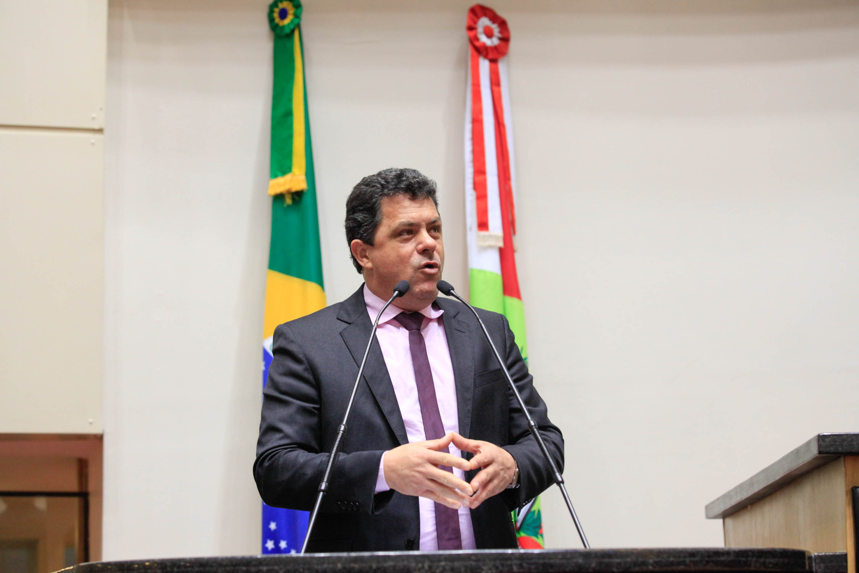 Deputado Ivan Naatz (PDT) em Sessão Ordinária
