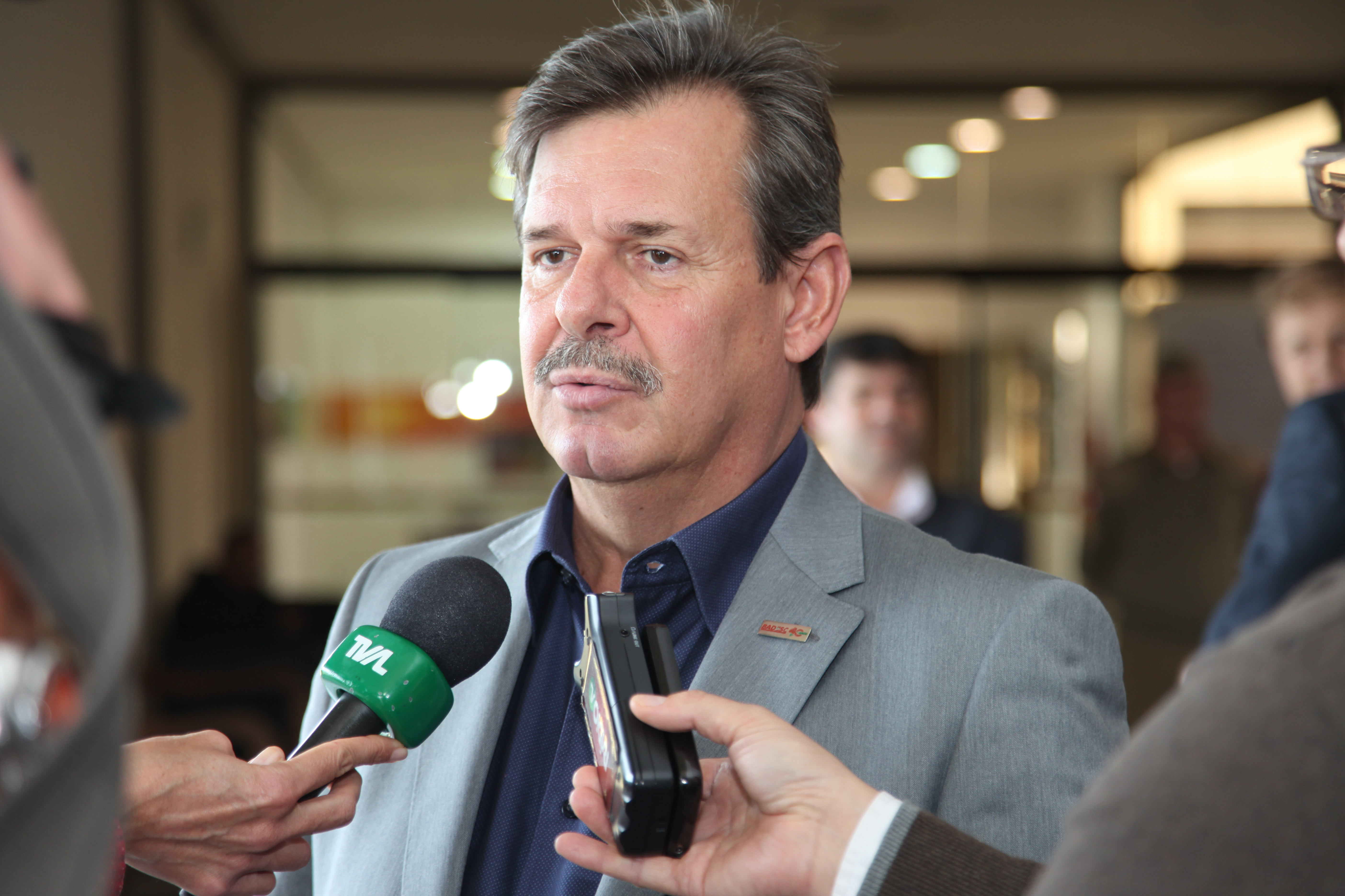 Badesc libera recursos para prefeituras.José Caramori, Presidente do Badesc .