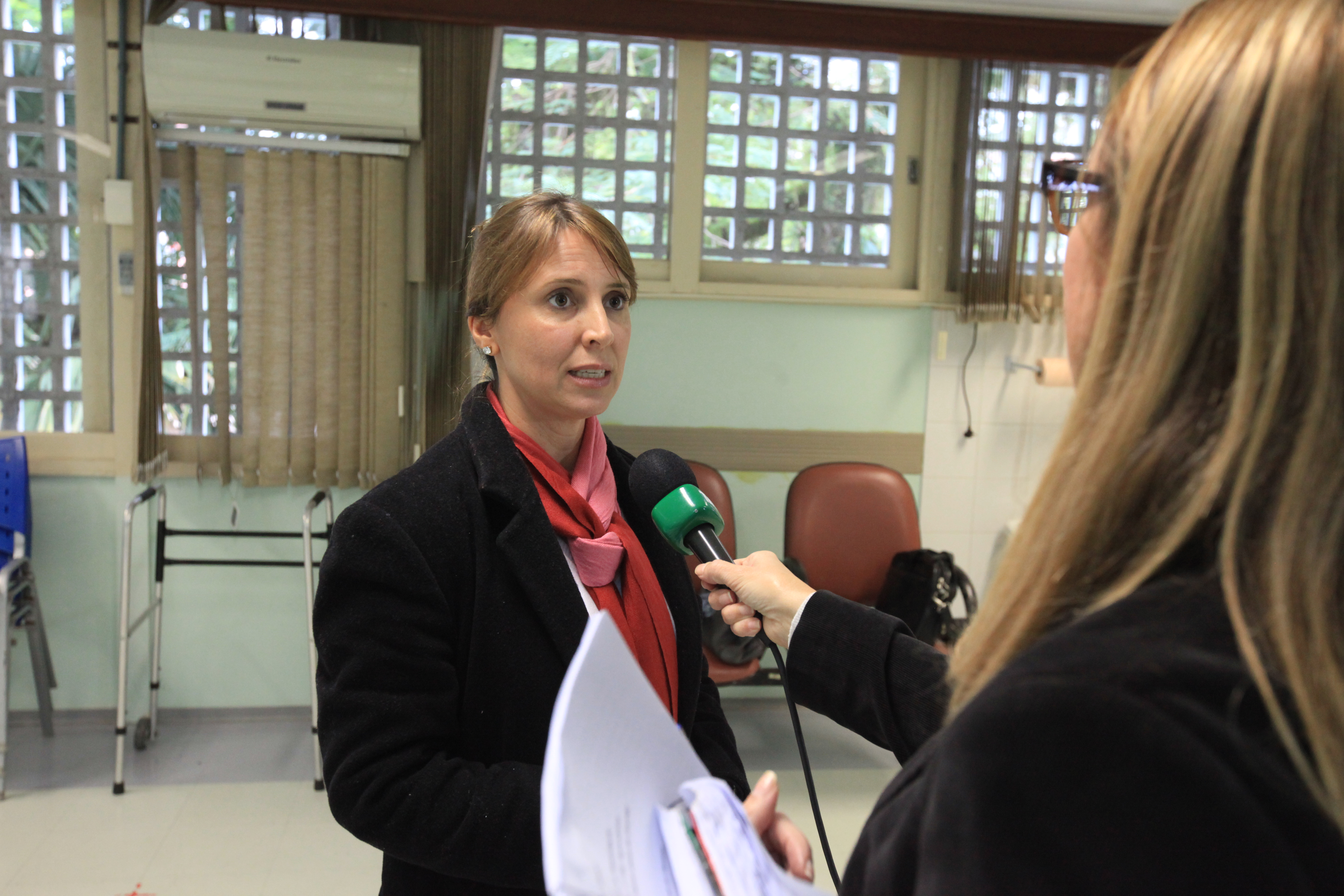 Projeto Cuidar de quem cuida. Scheyla Nogueira, chefe do Setor de Reabilitação do CCR.