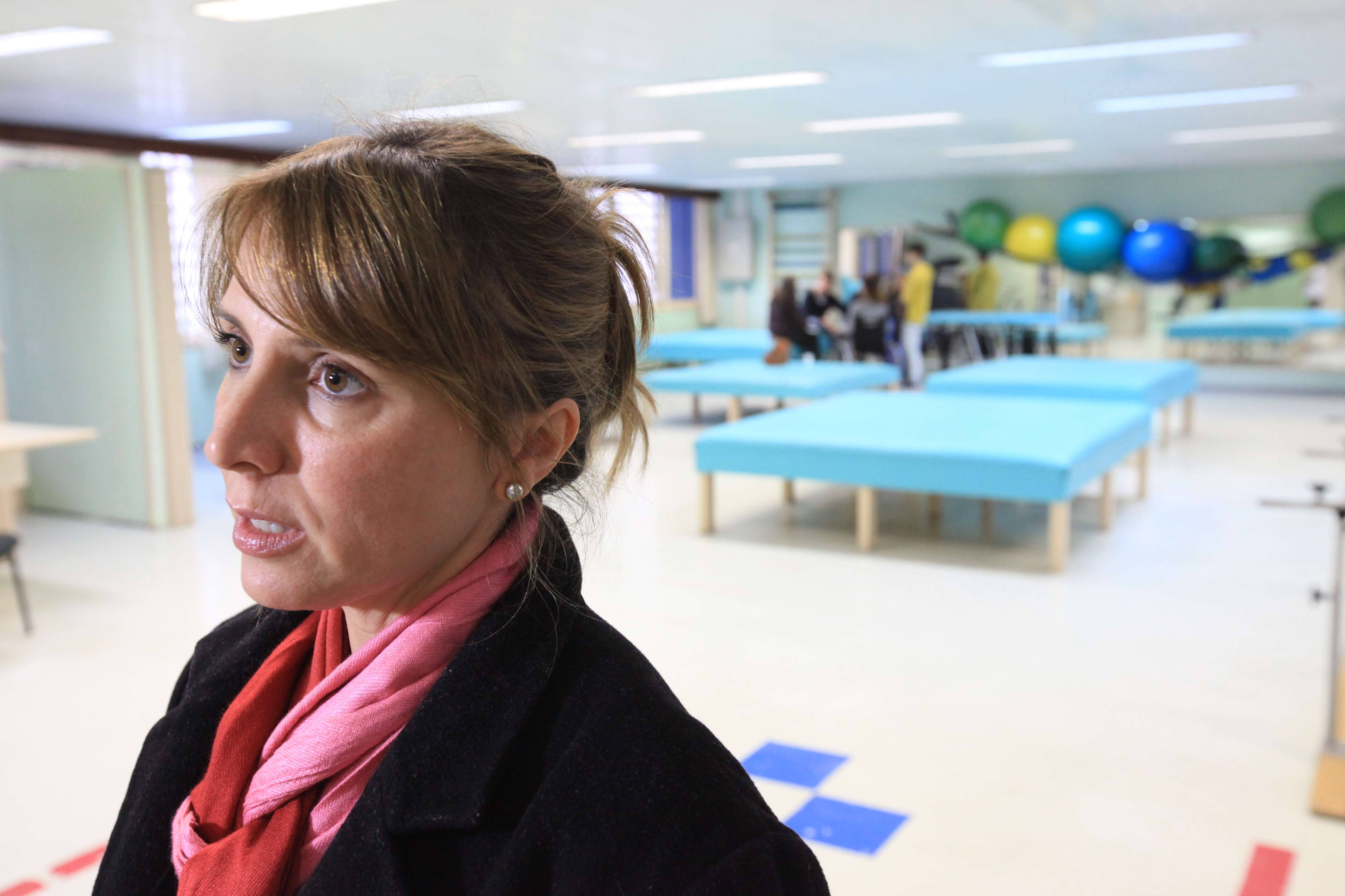 Projeto Cuidar de quem cuida. Scheyla Nogueira, chefe do Setor de Reabilitação do CCR.