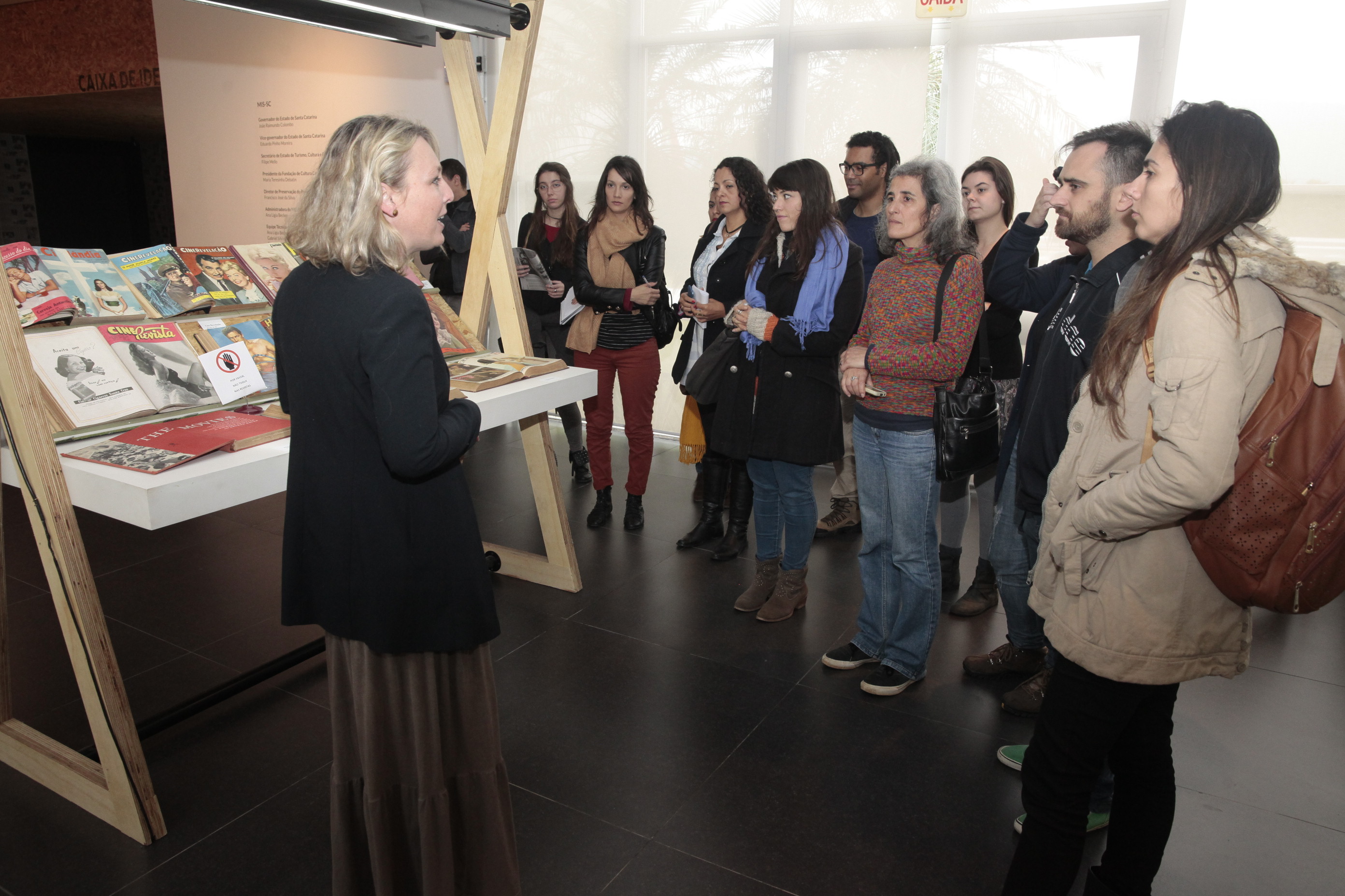 Exposição Revistas de Cinema - Museu da Imagem e do Som de Santa Catarina (MIS/SC).
