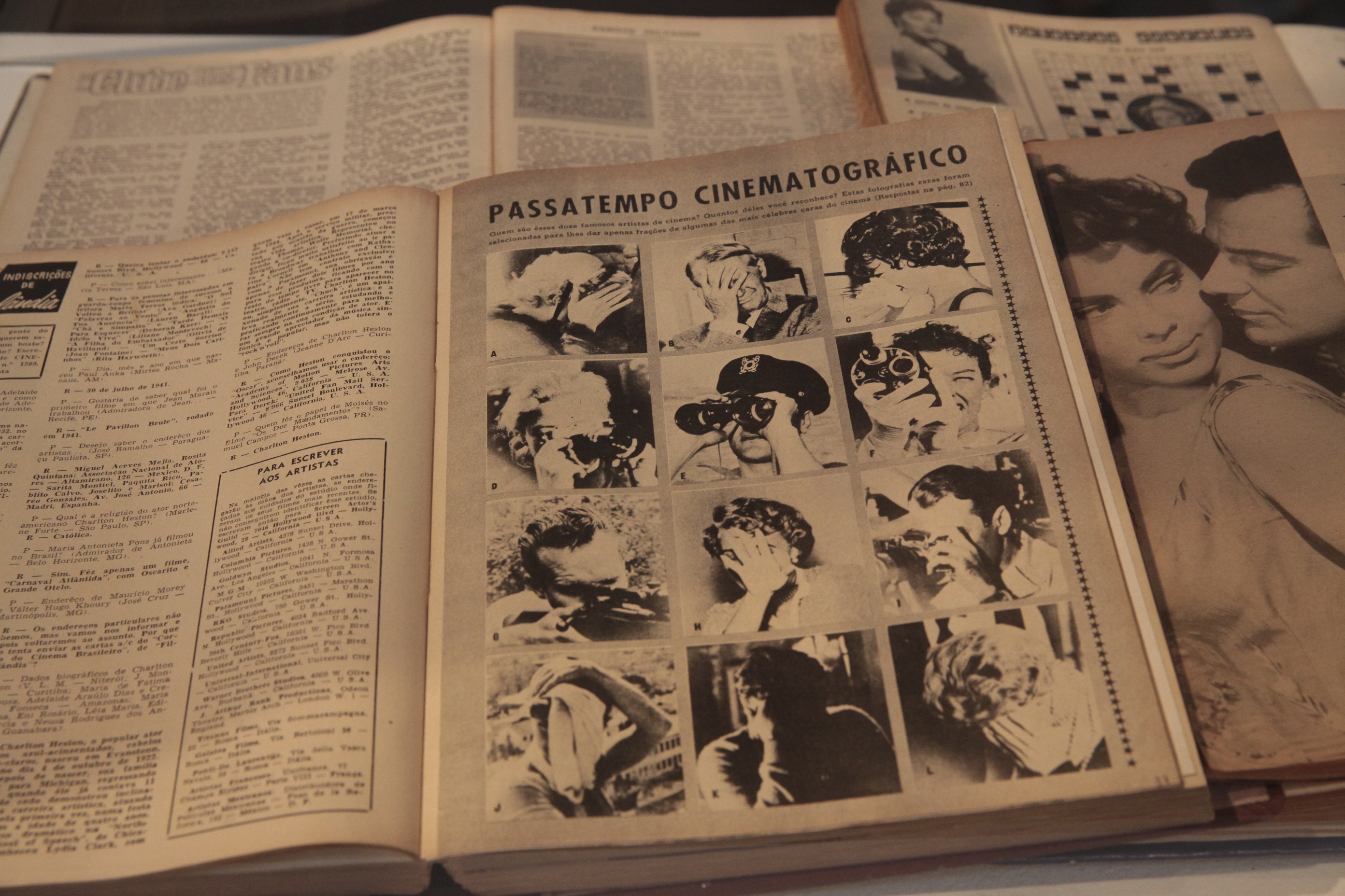 Exposição Revistas de Cinema - Museu da Imagem e do Som de Santa Catarina (MIS/SC).