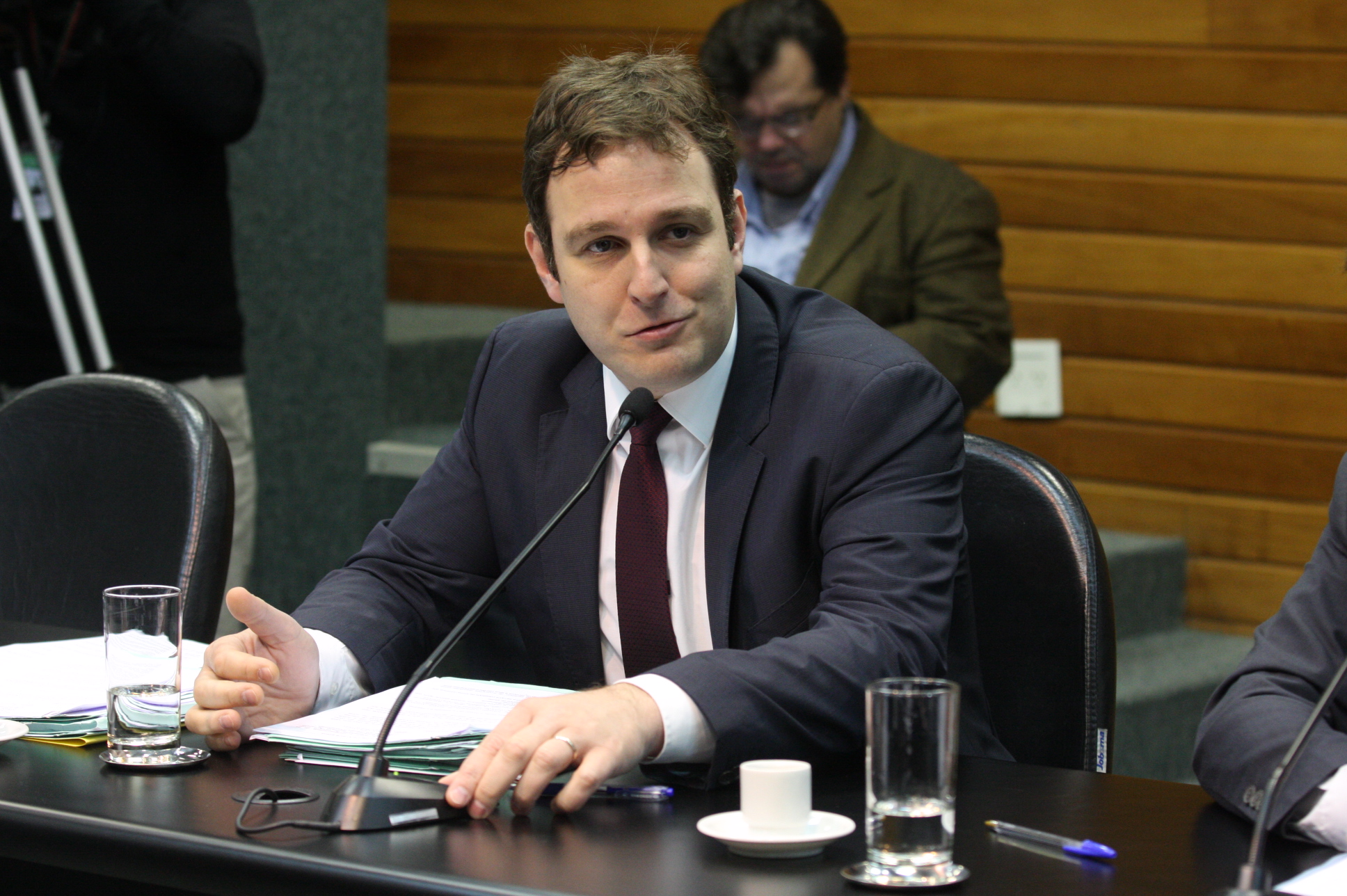 Comissão de Constituição e Justiça. Deputado Ricardo Guidi (PSD). Foto Yuri Santos / Agência AL
