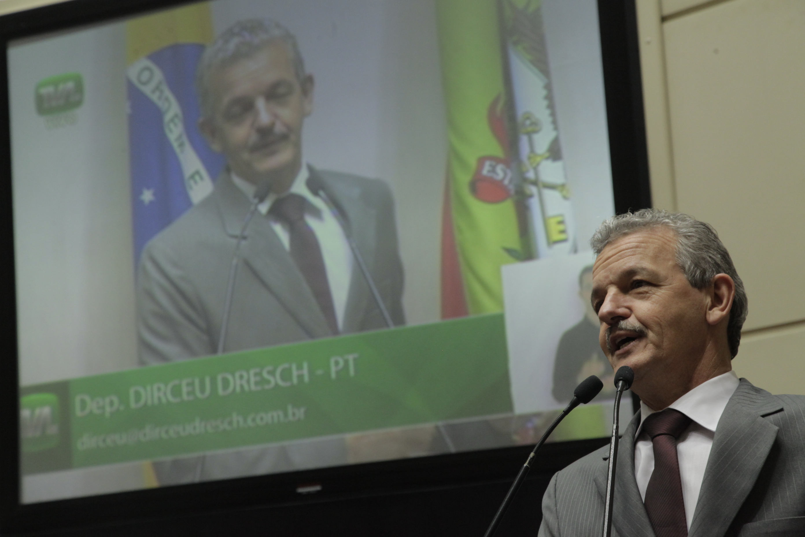 Sessão Ordinária. Deputado Dirceu Dresch (PT).