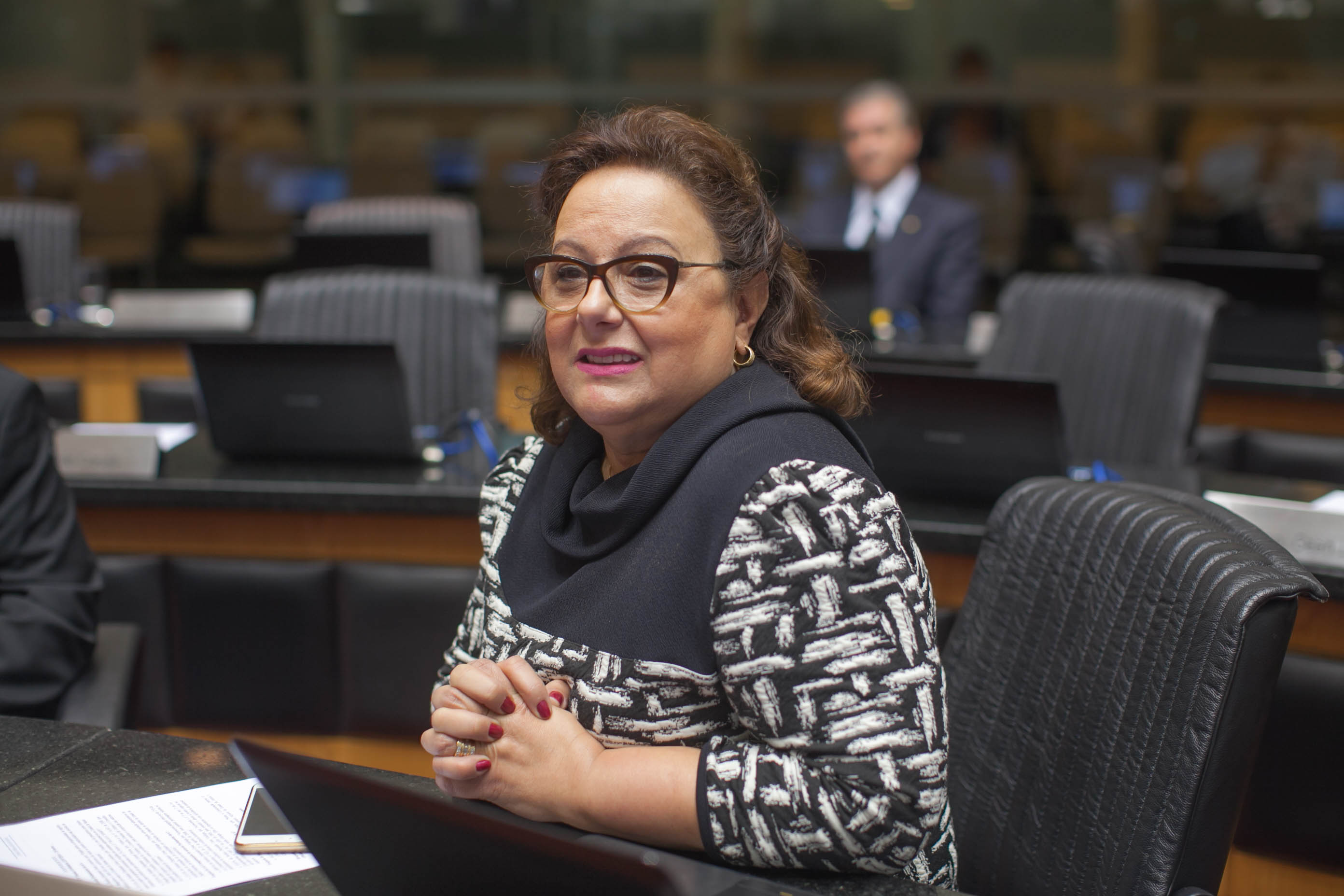 Deputada Dirce Heiderscheidt (PMDB) em Sessão Ordinária