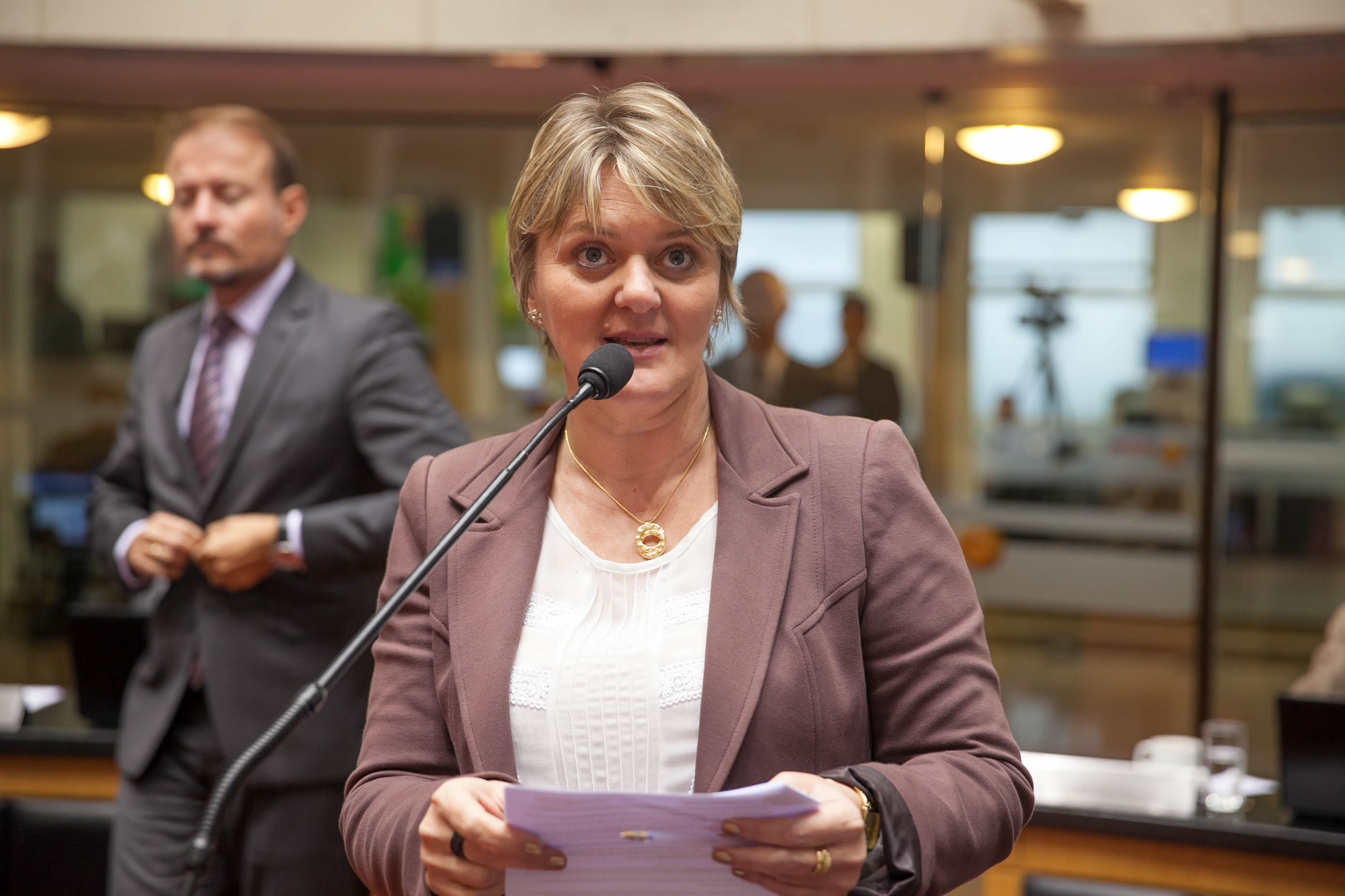 Deputada Luciane Carminatti (PT) em Sessão Ordinária