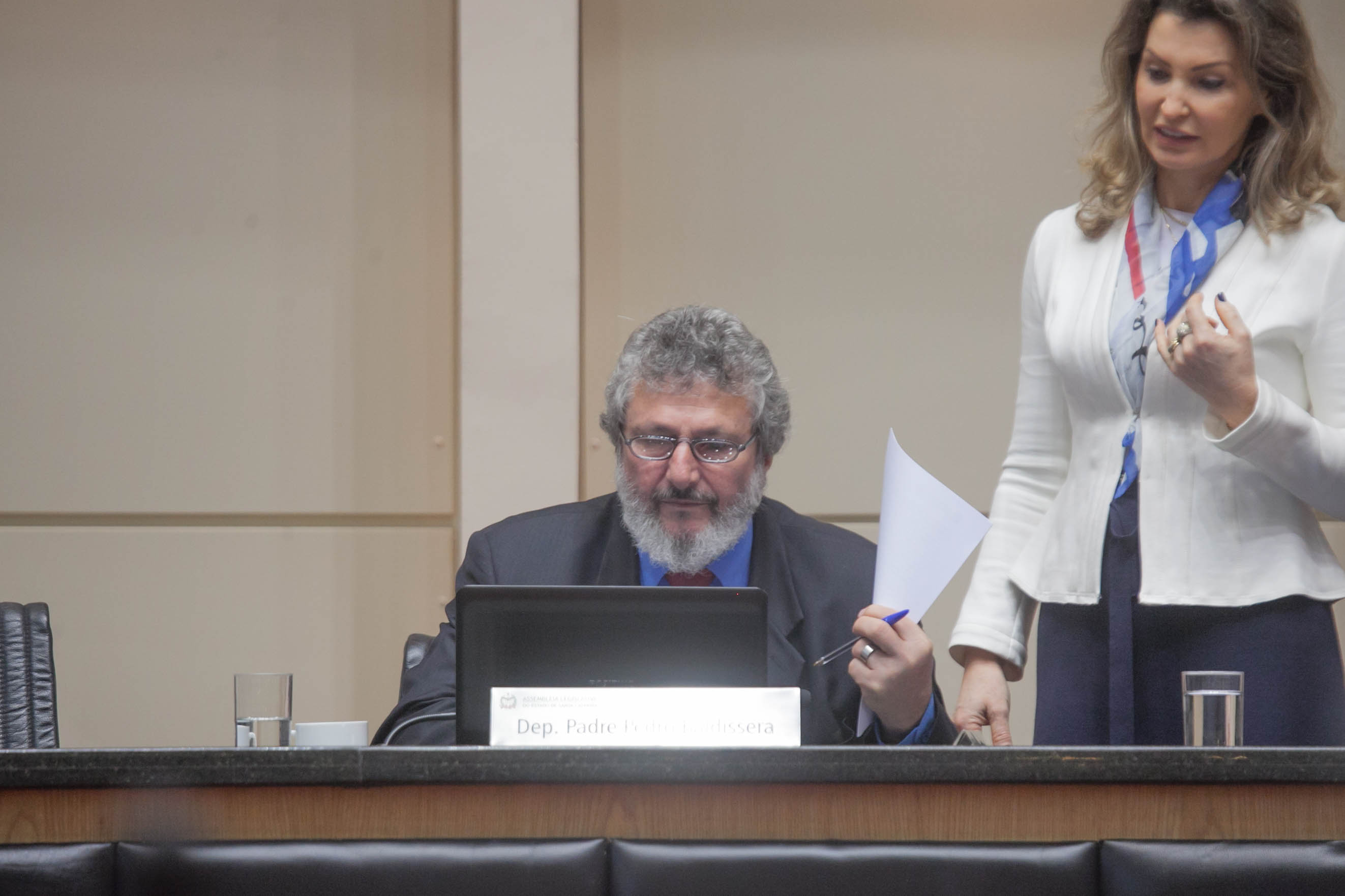 Deputado Padre Pedro Baldissera (PT) em Sessão Ordinária