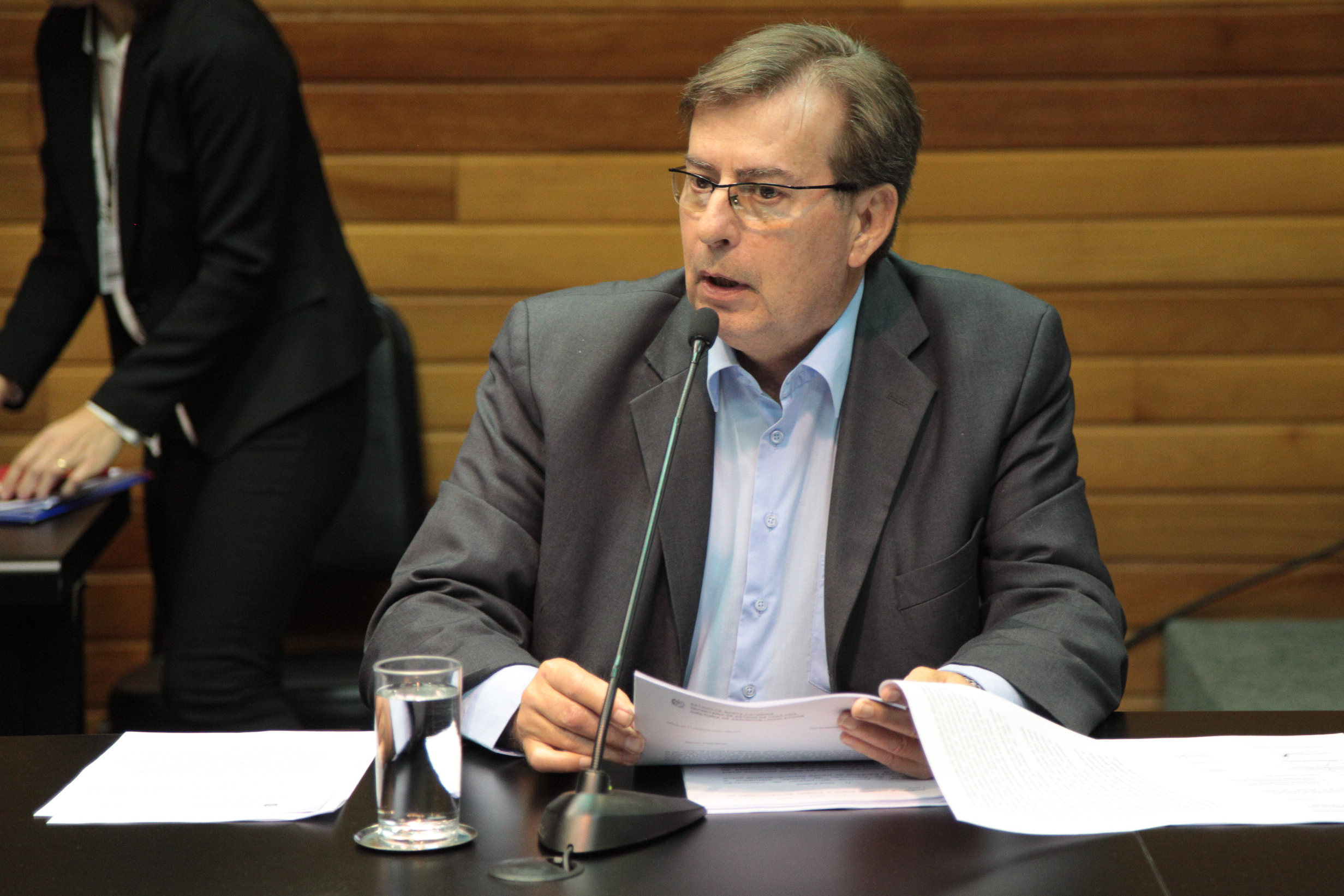 Reunião da Comissão de Saúde. Celso Dellagiustina.