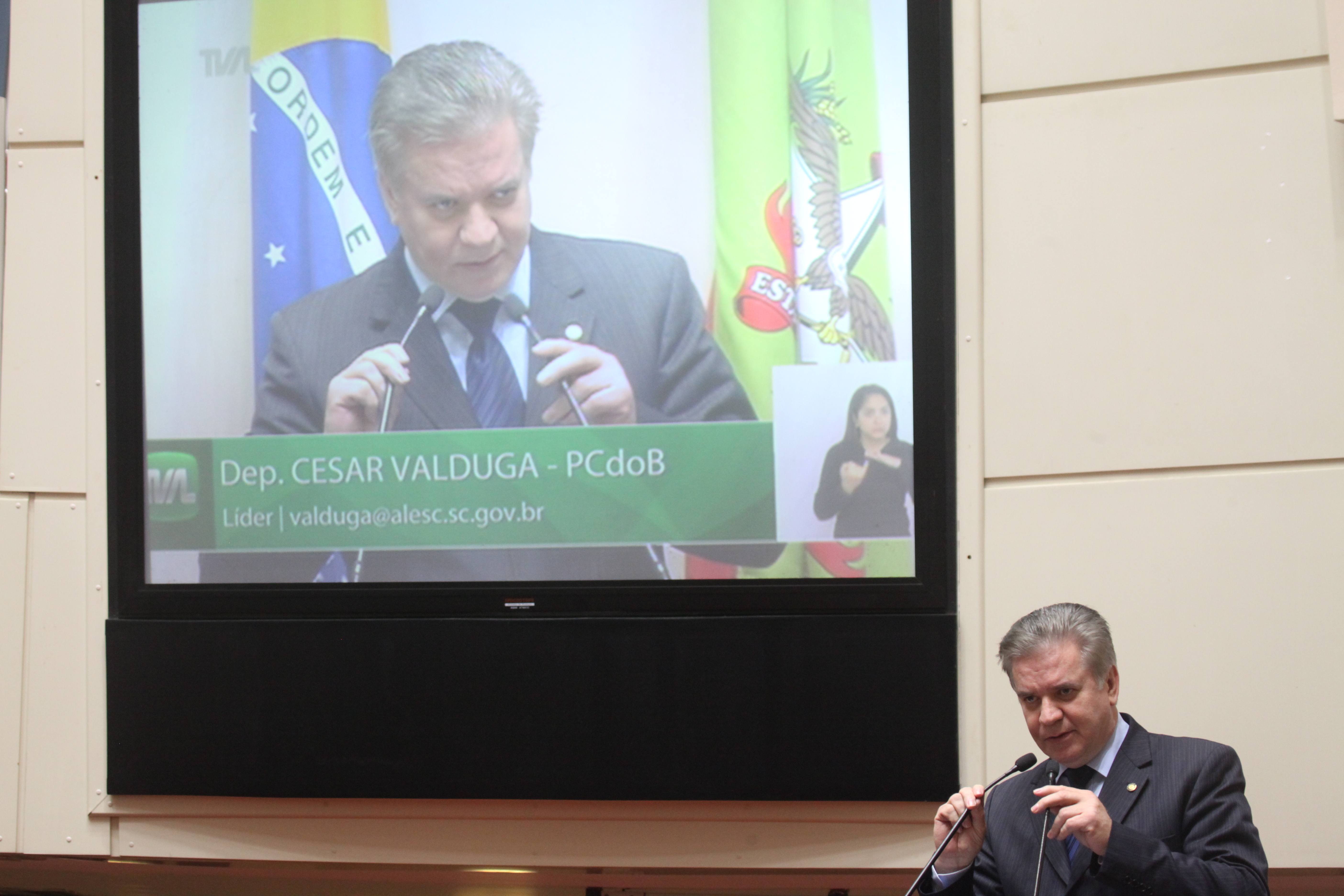 Sessão Ordinária. Deputado César Valduga (PCdoB).