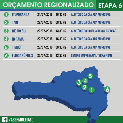 Assembleia encerra reuniões do OR 2016 com as reivindicações do Alto Vale e Capital