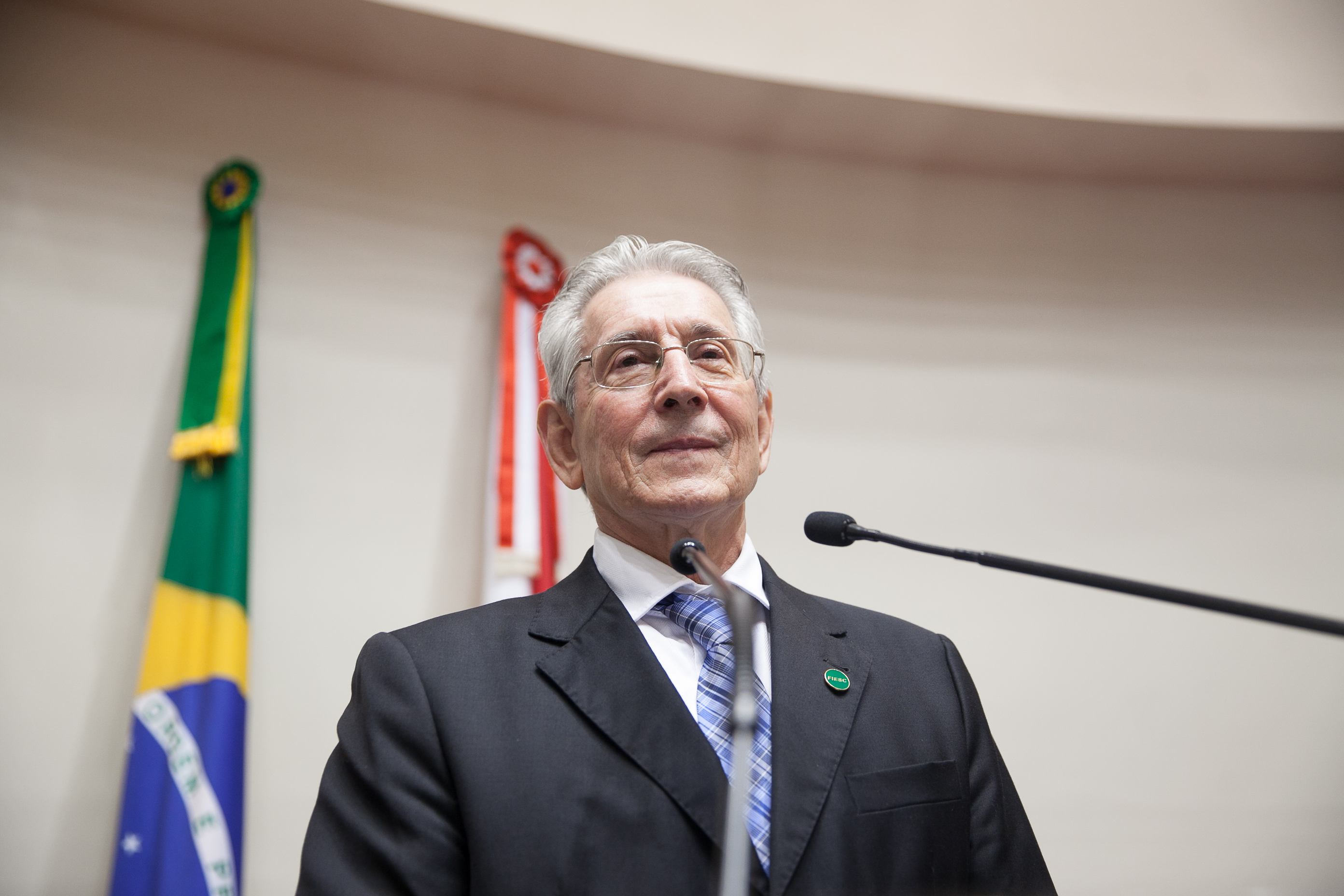 Glauco José Côrte, Presidente da Federação das Indústrias do Estado de Santa Catarina (FIESC) em Sessão Ordinária
