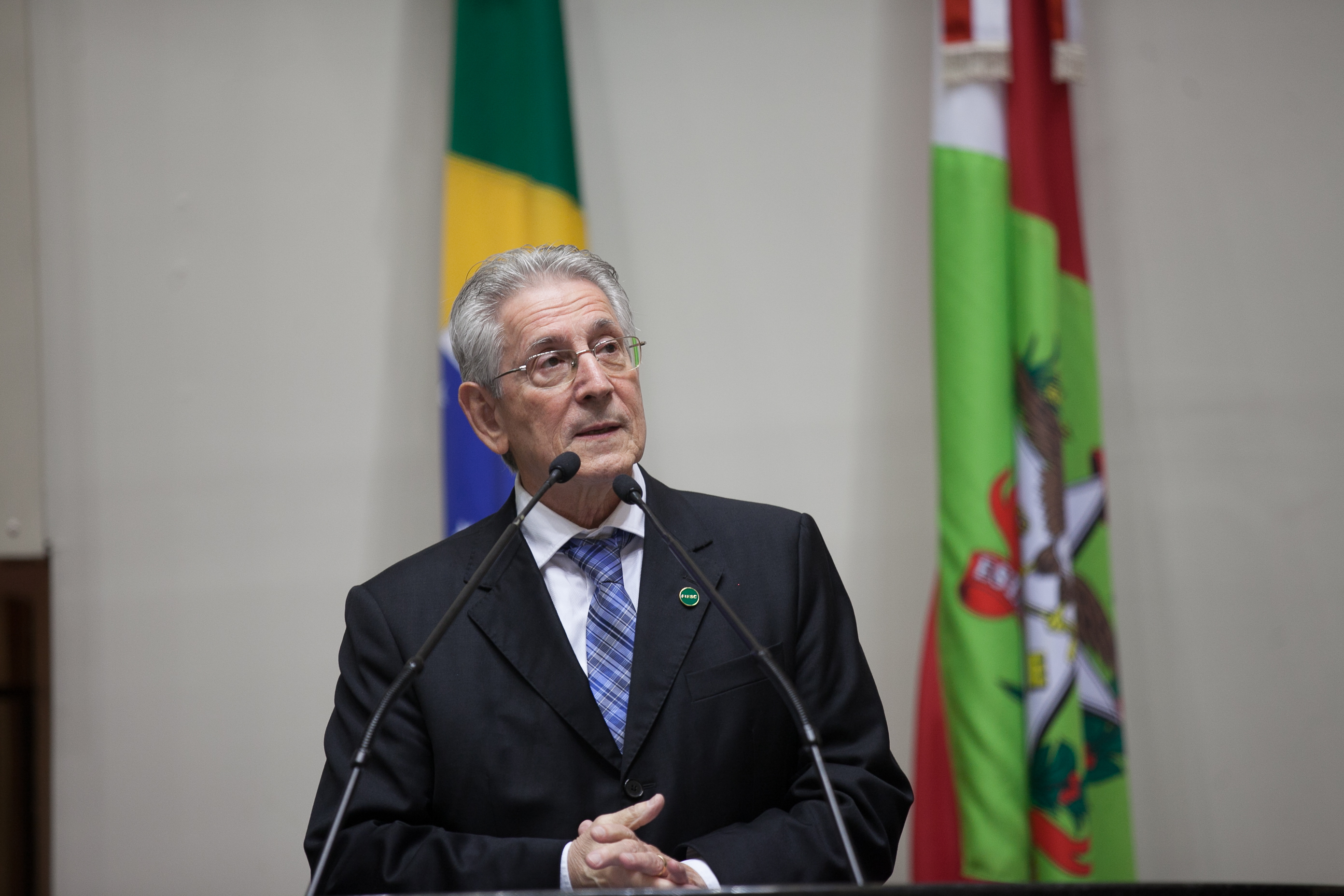 Glauco José Côrte, Presidente da Federação das Indústrias do Estado de Santa Catarina (FIESC) em Sessão Ordinária