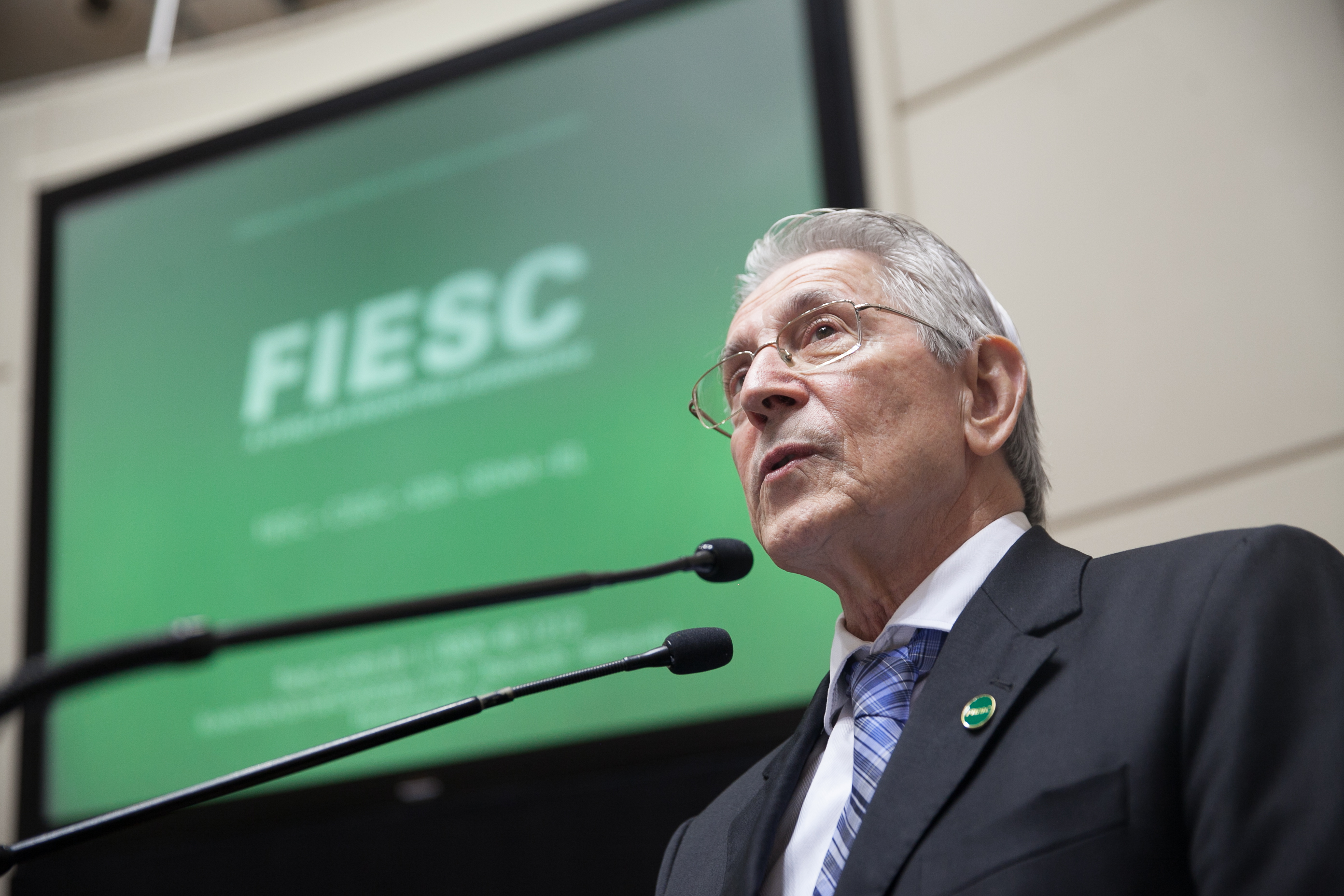 Glauco José Côrte, Presidente da Federação das Indústrias do Estado de Santa Catarina (FIESC) em Sessão Ordinária