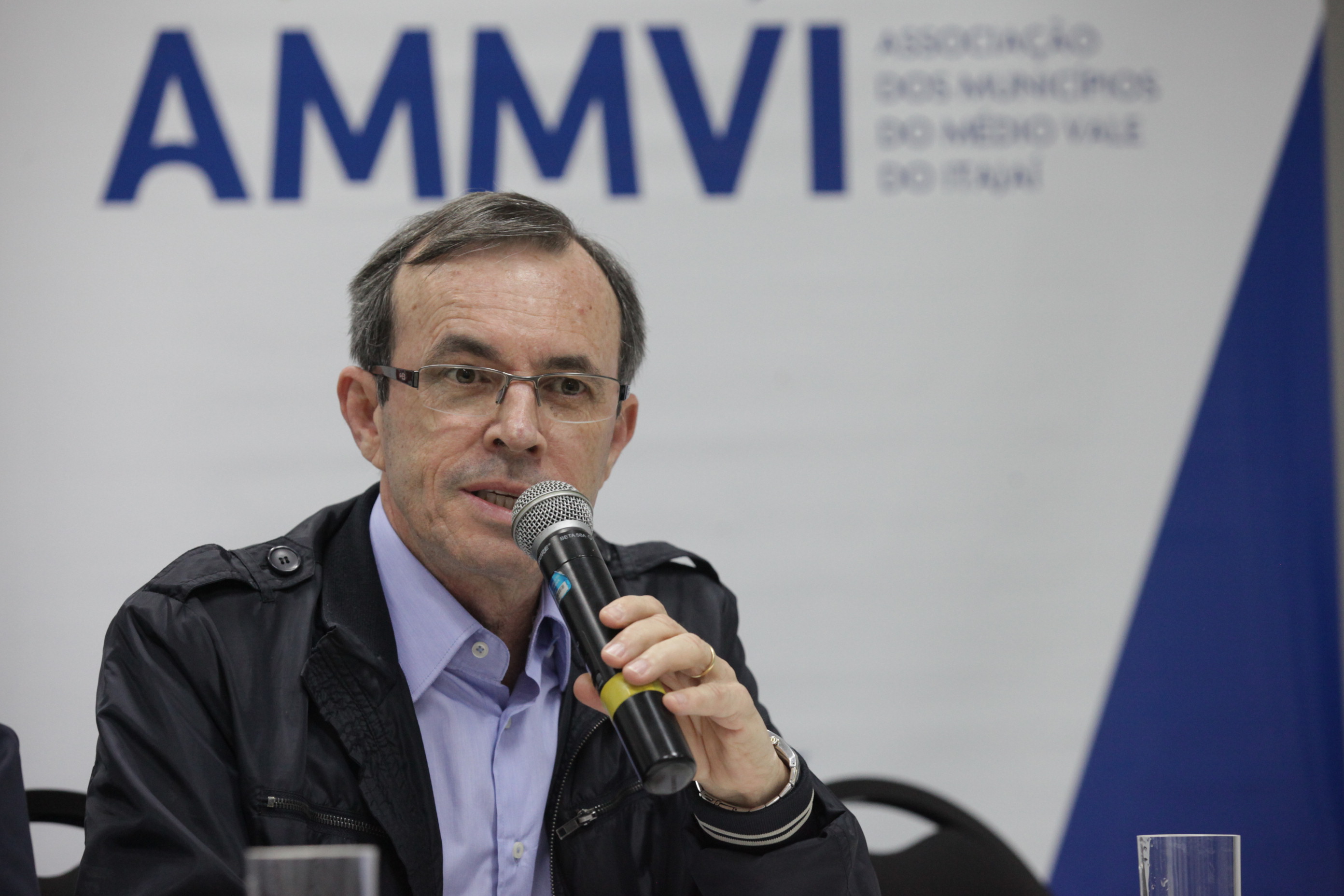 Sérgio Almir dos Santos - prefeito de Indaial. Audiência Pública - Implantação da Região Metropolitana do Vale do Itajaí