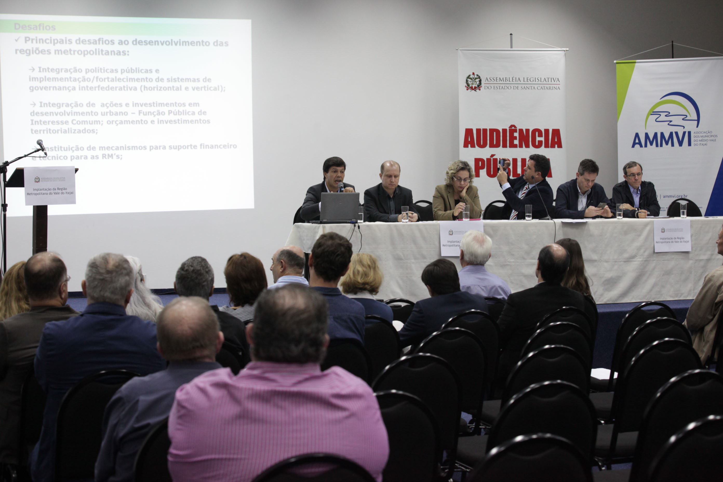 Audiência Pública - Implantação da Região Metropolitana do Vale do Itajaí