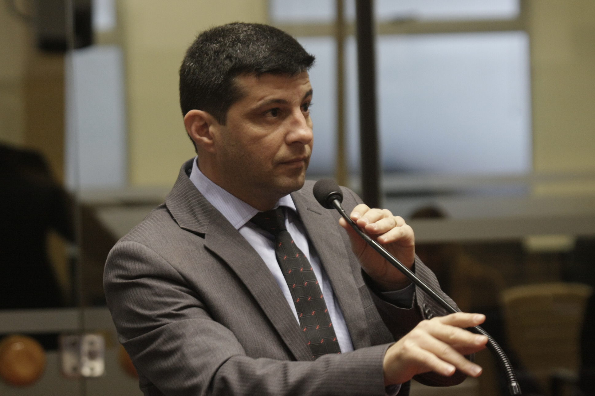 Sessão Ordinária. Deputado Fábio Flôr (PP). Foto: Eduardo Guedes de Oliveira.