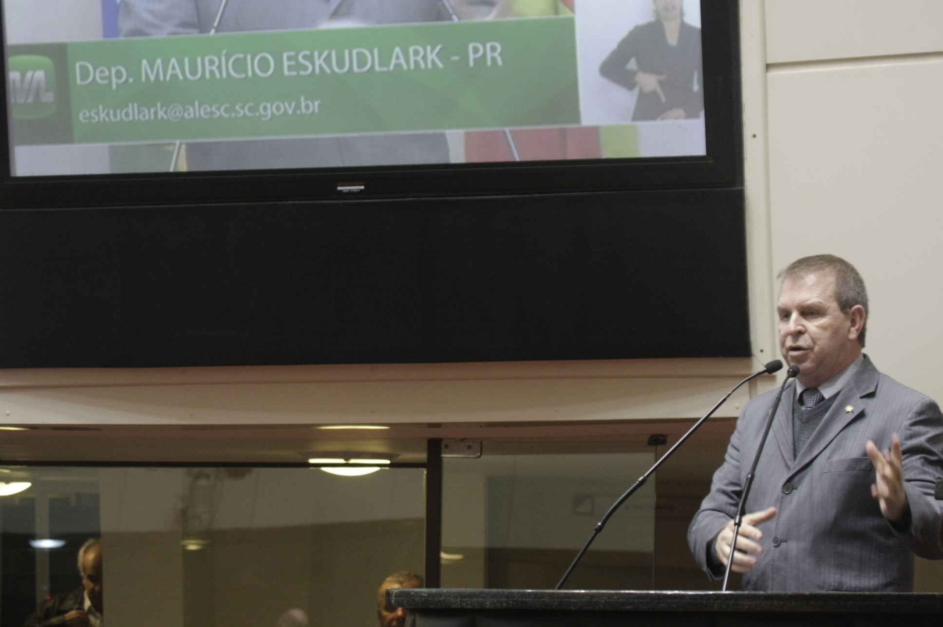 Sessão Ordinária. Foto: Eduardo Guedes de Oliveira. Deputado Maurício Eskudlark (PR)