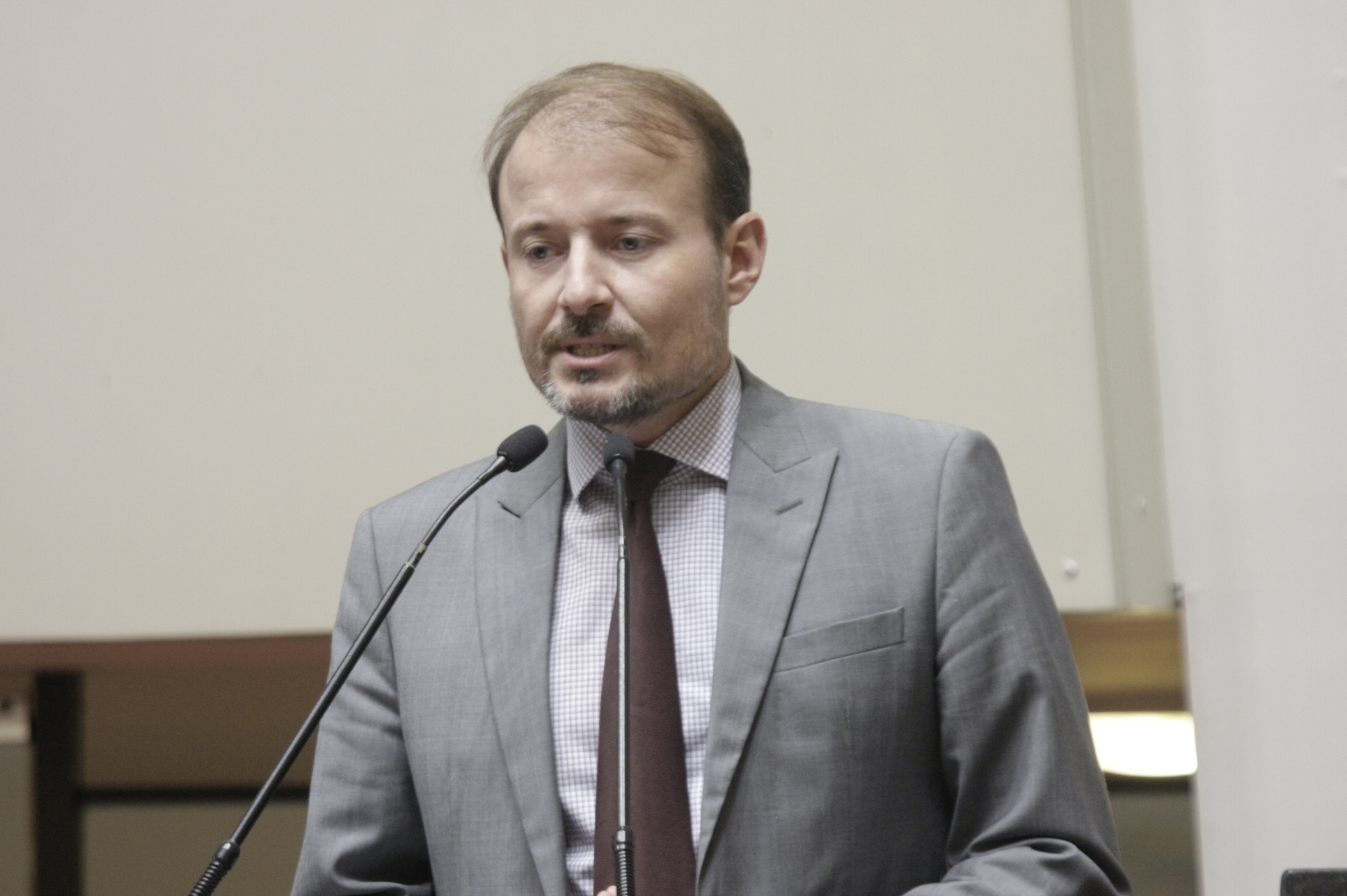 Sessão Ordinária. Deputado Gabriel Ribeiro (PSD). Foto: Eduardo Guedes de Oliveira.