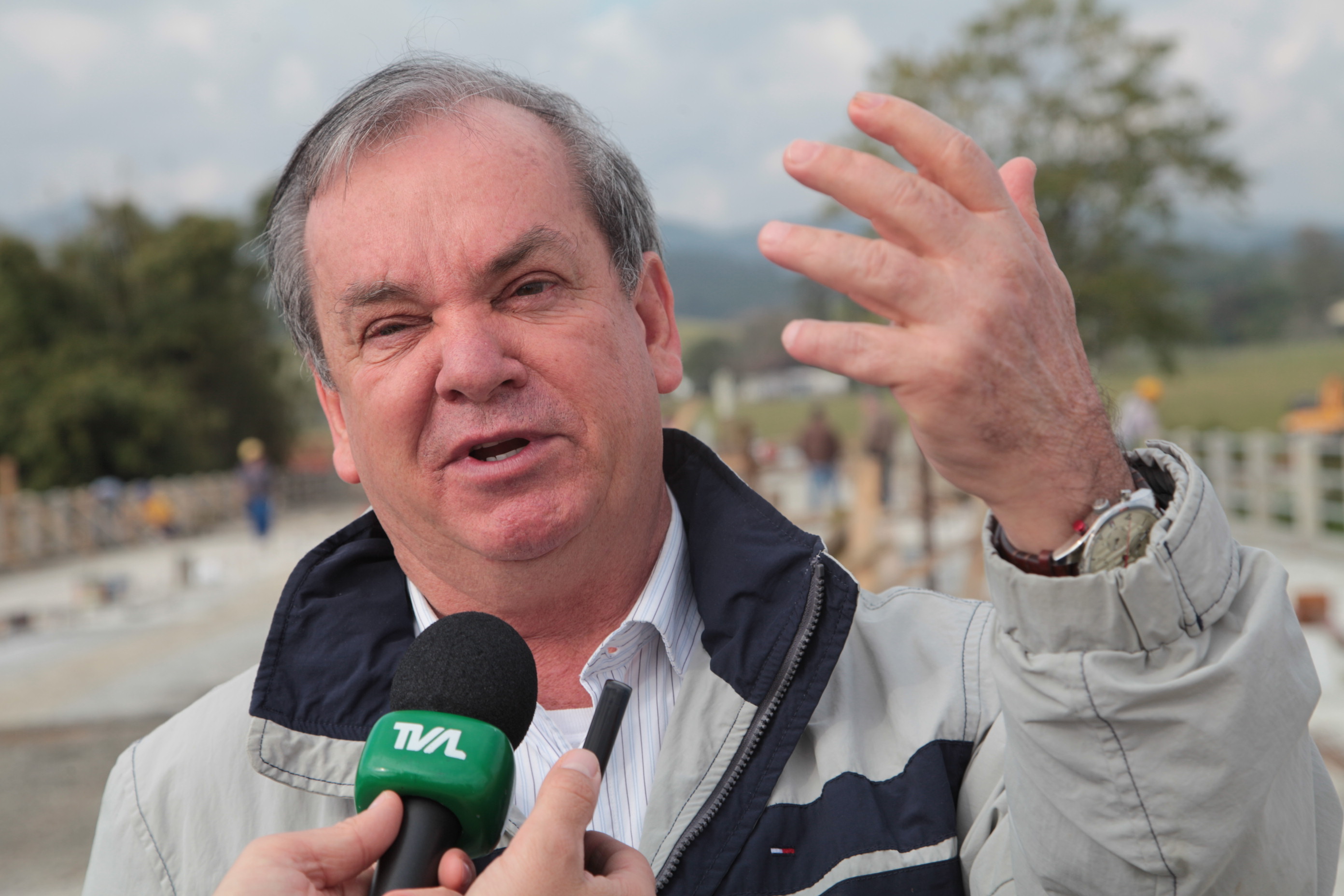 Deputado Aldo Schneider visita Indaial.  Deputado Federal Rogério Peninha Mendonça (PMDB).