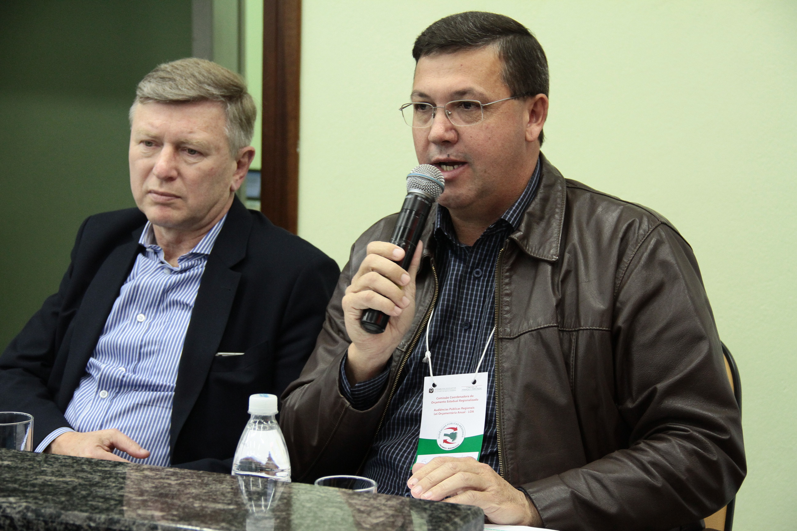 Orçamento Regionalizado em Ibirama. Secretário da ADR de Ibirama José Adalcio Krieger.